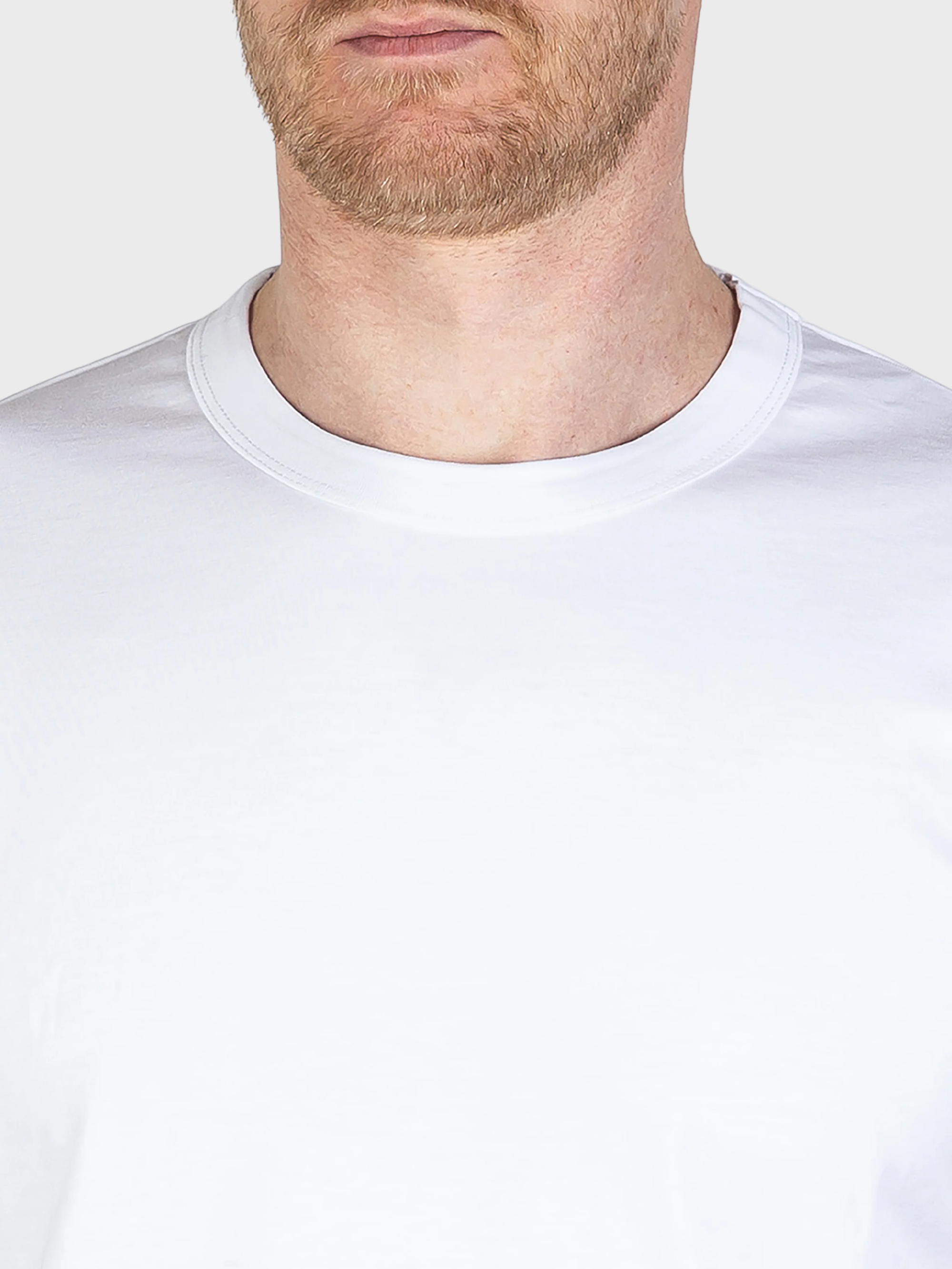 Jude Neale Kris Supima Cotton Short Sleeve - White-Men's T-Shirts-Brooklyn-Vancouver-Yaletown-Canada