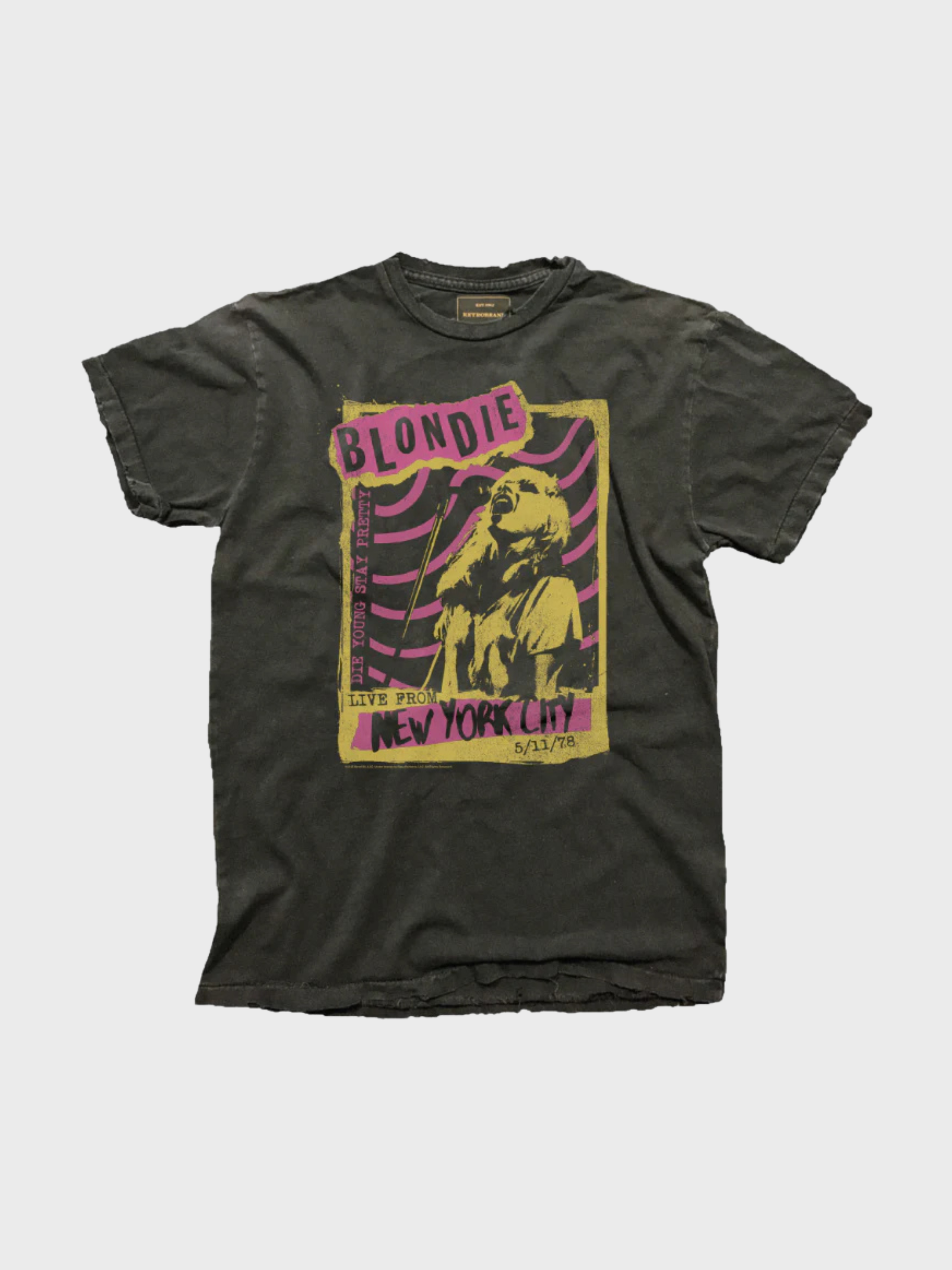 Retro Brand T-Shirt Blondie Vintage Black-Men's T-Shirts-Brooklyn-Vancouver-Yaletown-Canada