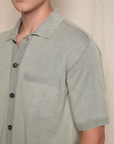 Arovescio Polo With Pocket - Grape Leaf-Men's Sweaters-Brooklyn-Vancouver-Yaletown-Canada