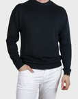 Fiesoli Crew Ls Sweater - Notte-Men's Sweaters-Brooklyn-Vancouver-Yaletown-Canada