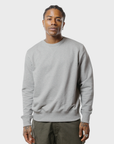 Merz Sturdy Loopback Fleece Sweatshirt - Grey Melange-Men's Sweatshirts-Brooklyn-Vancouver-Yaletown-Canada