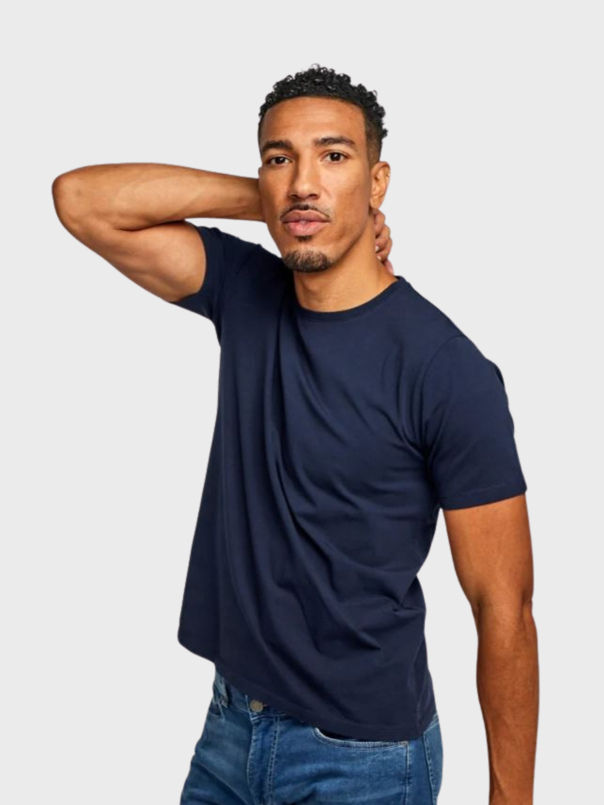 Easy Mondays Crew Neck SS Cotton T-Shirt Navy-Men's T-Shirts-Brooklyn-Vancouver-Yaletown-Canada