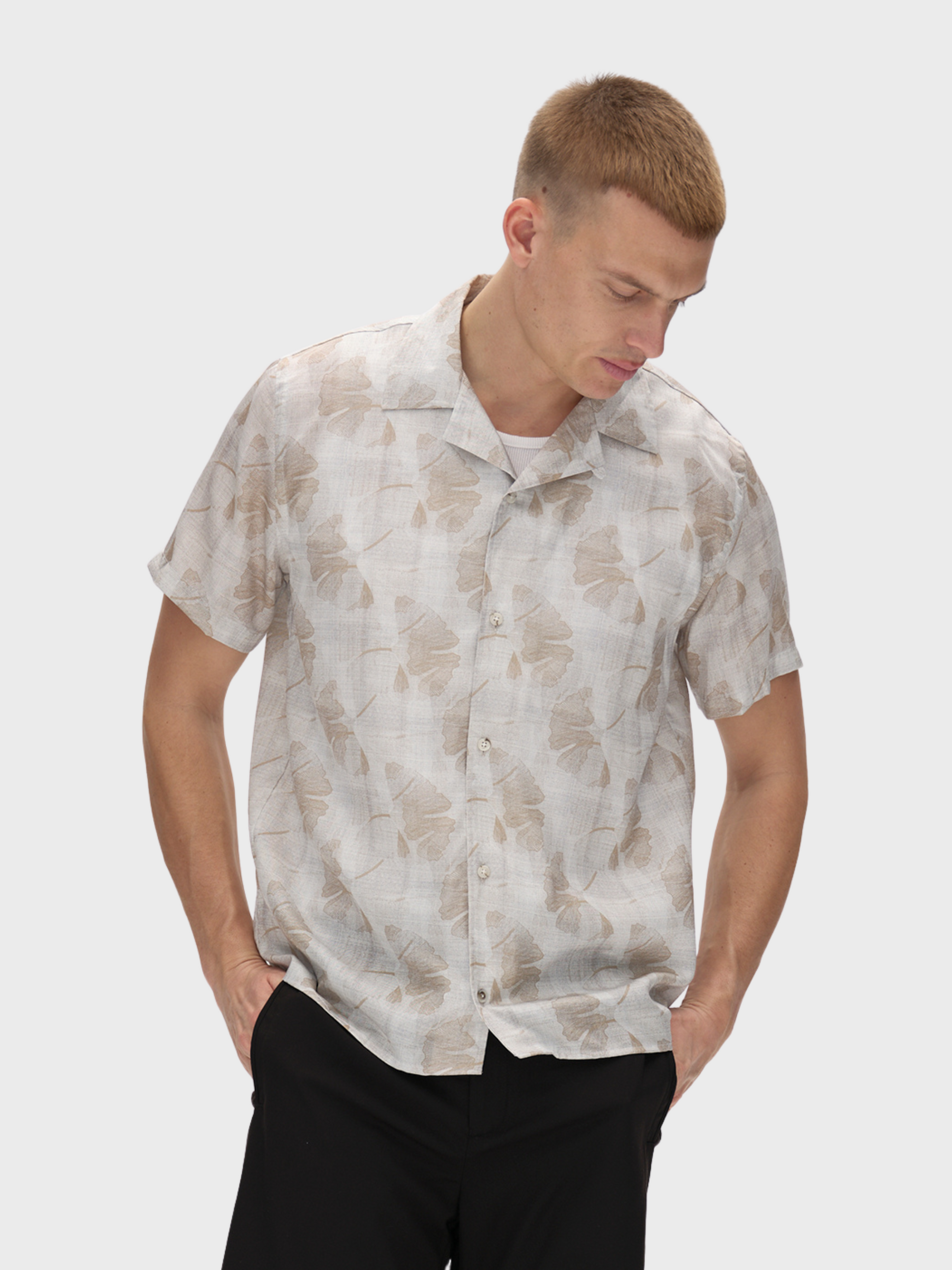 Gabba Tencel Pattern SS Shirt Multi Pattern-Men&#39;s Shirts-Brooklyn-Vancouver-Yaletown-Canada