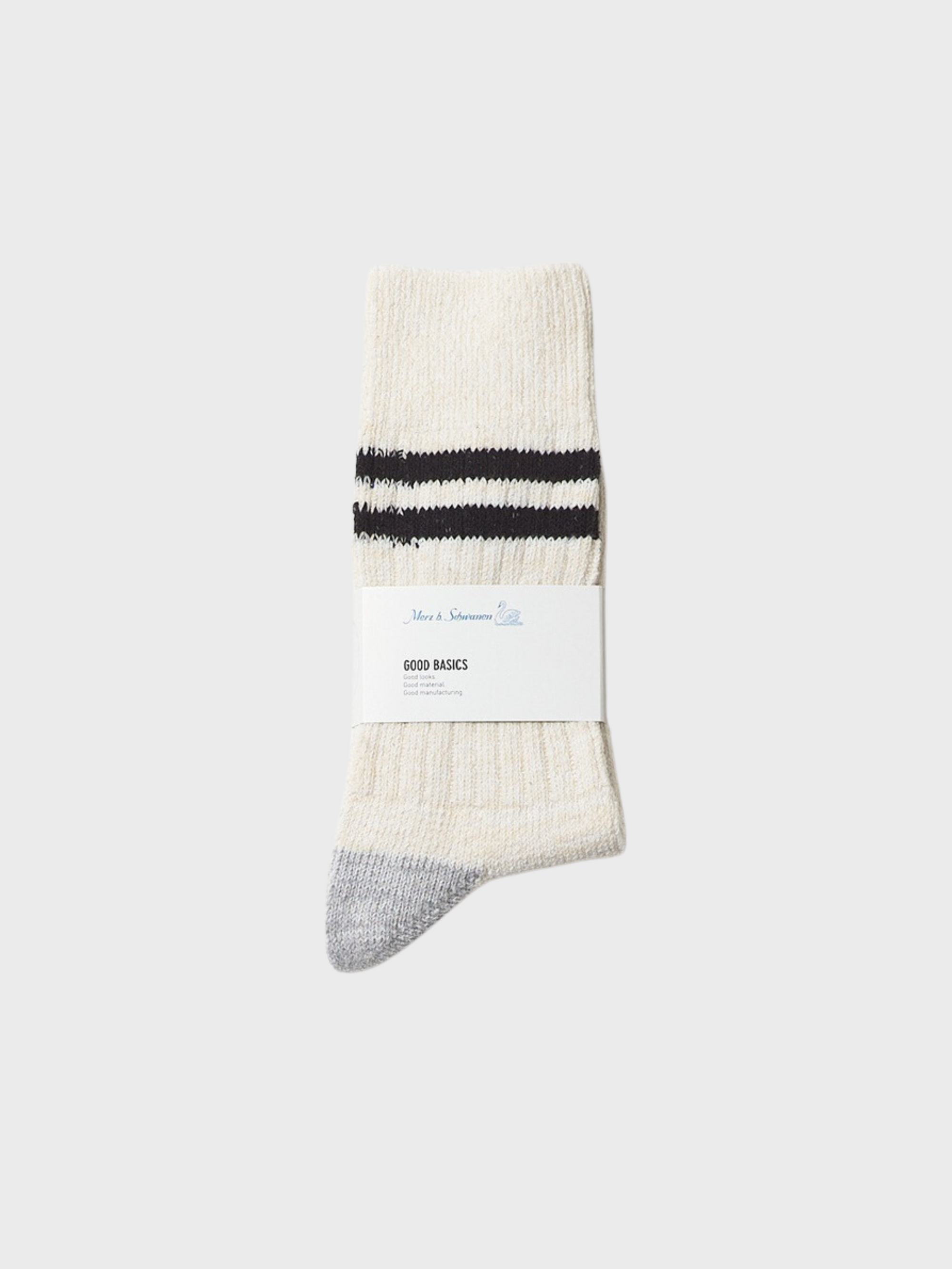 Merz Accessories Striped Socks Nature Black-Men's Accessories-Brooklyn-Vancouver-Yaletown-Canada
