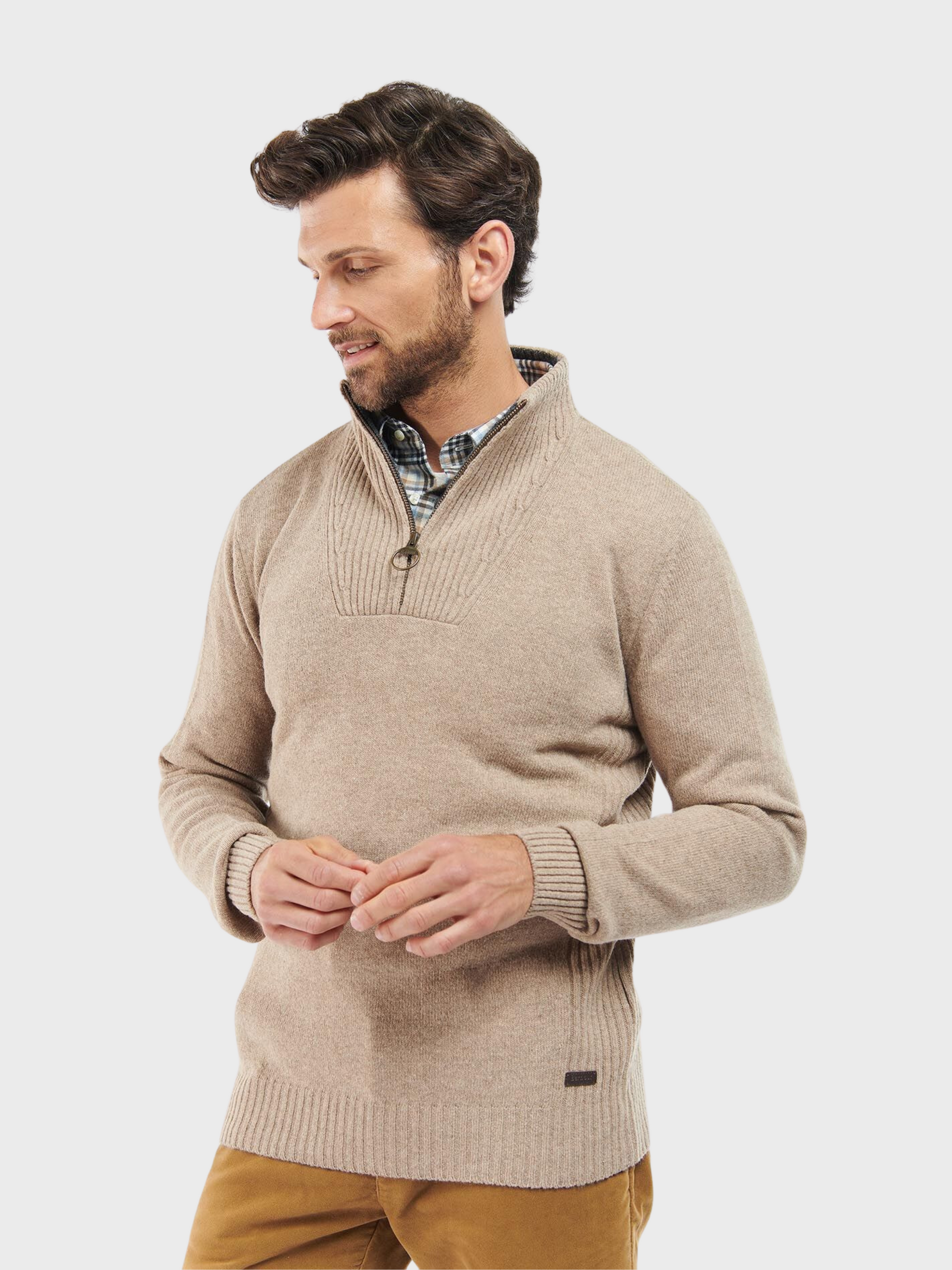 Barbour half zip fleece shop