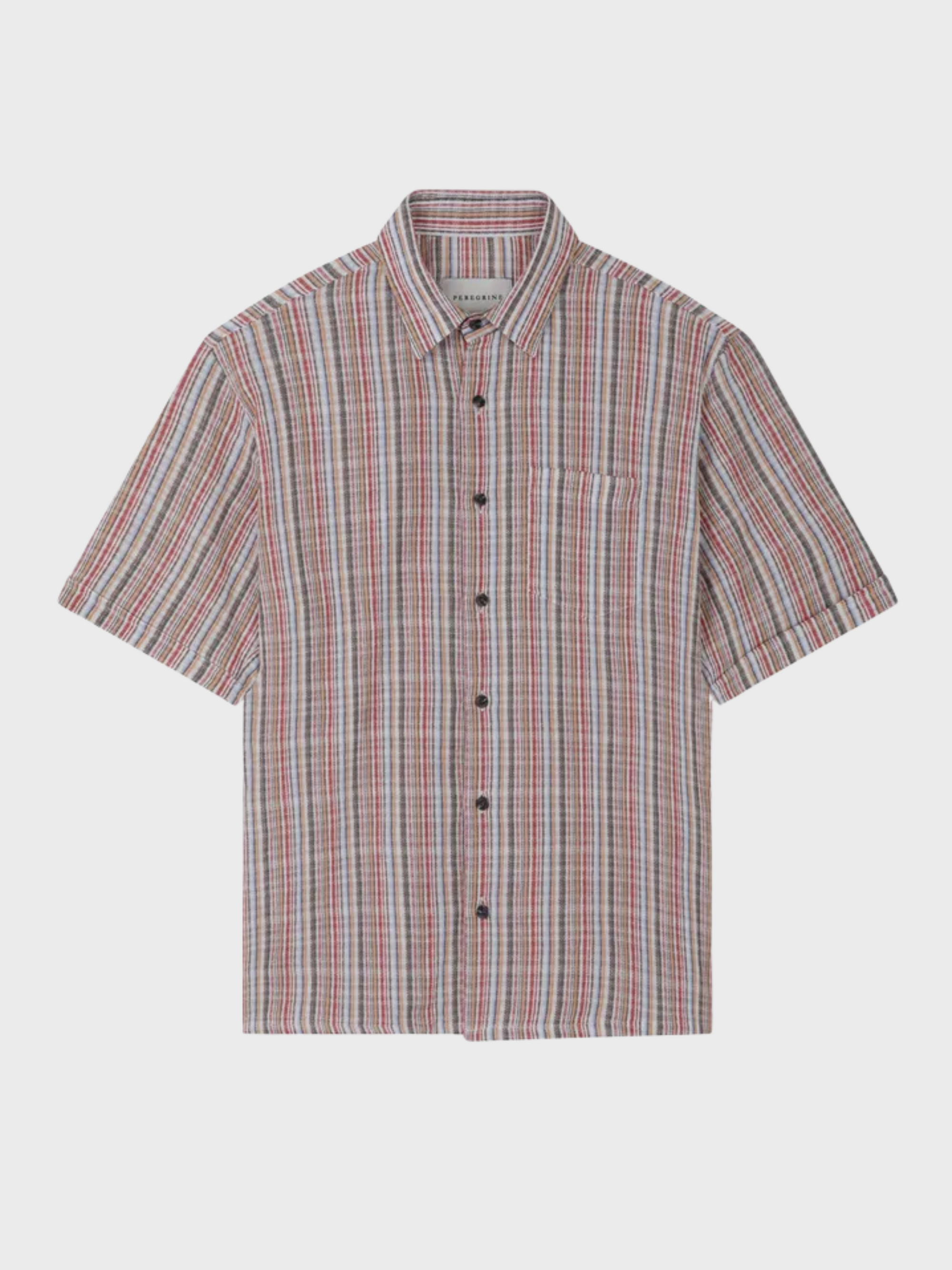 Peregrine Beach Shirt SS Candy Stripe-Men's Shirts-Brooklyn-Vancouver-Yaletown-Canada