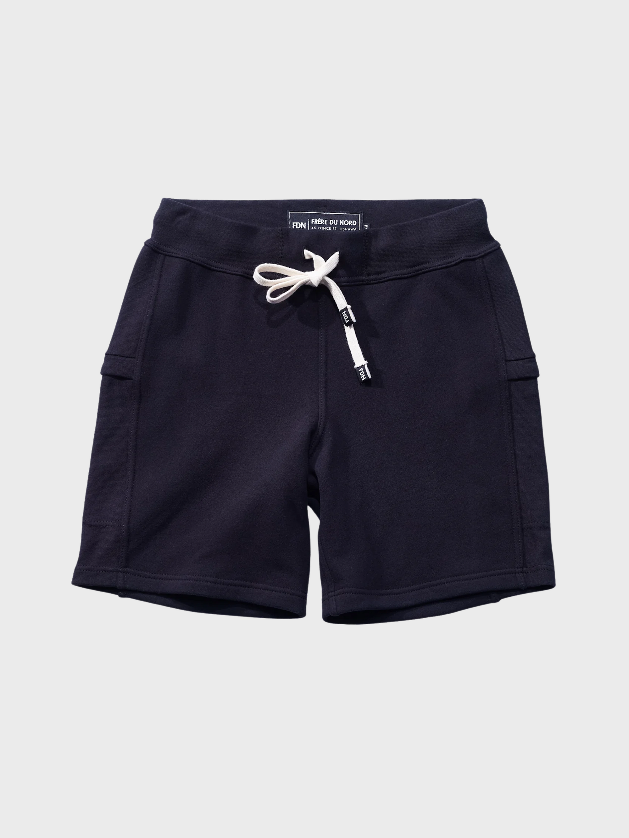 Frere du Nord Soccer Short Black-Men&#39;s Shorts-Brooklyn-Vancouver-Yaletown-Canada