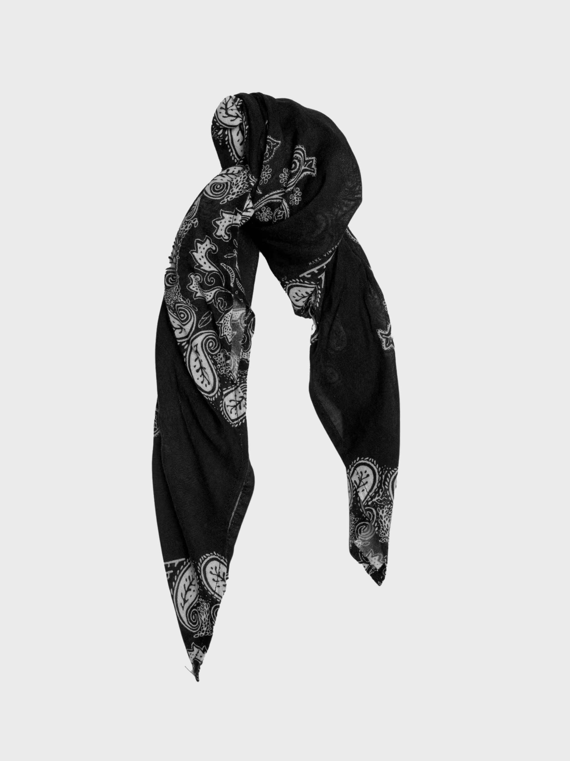 Nudie Ingrid Bandana Paisley Black-Men's Accessories-Brooklyn-Vancouver-Yaletown-Canada