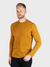 Jude Neale Rogan Waffle Long Sleeve - Mustard-Men's Shirts-Brooklyn-Vancouver-Yaletown-Canada
