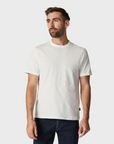 34 Heritage Slub Crew Neck T-Shirt White-Men's T-Shirts-Brooklyn-Vancouver-Yaletown-Canada