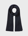 Peregrine Porter Ribbed Scarf - Navy-Men's Accessories-Brooklyn-Vancouver-Yaletown-Canada