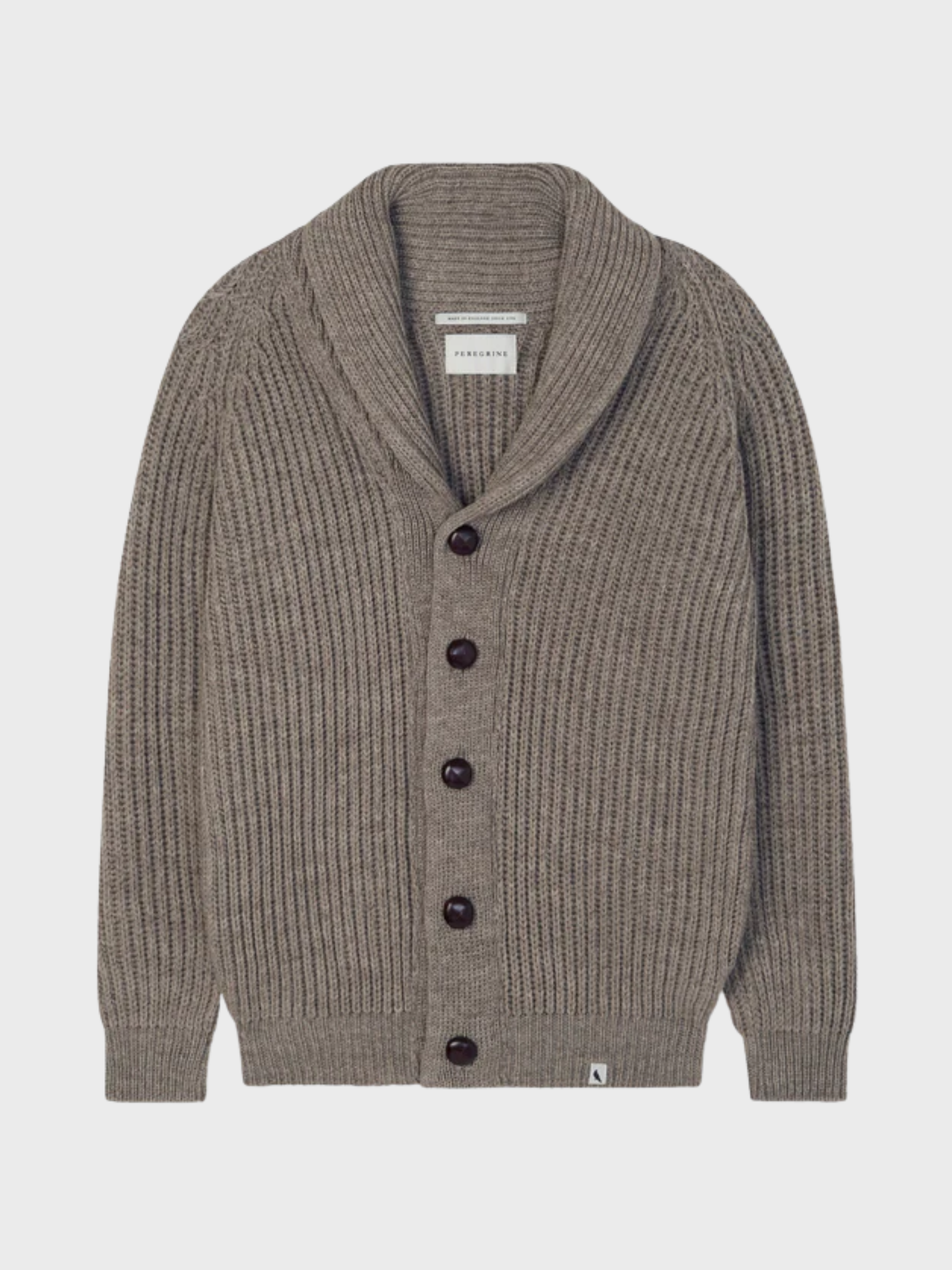 Peregrine Wilkinson Cardigan - Oak-Men's Sweaters-Brooklyn-Vancouver-Yaletown-Canada
