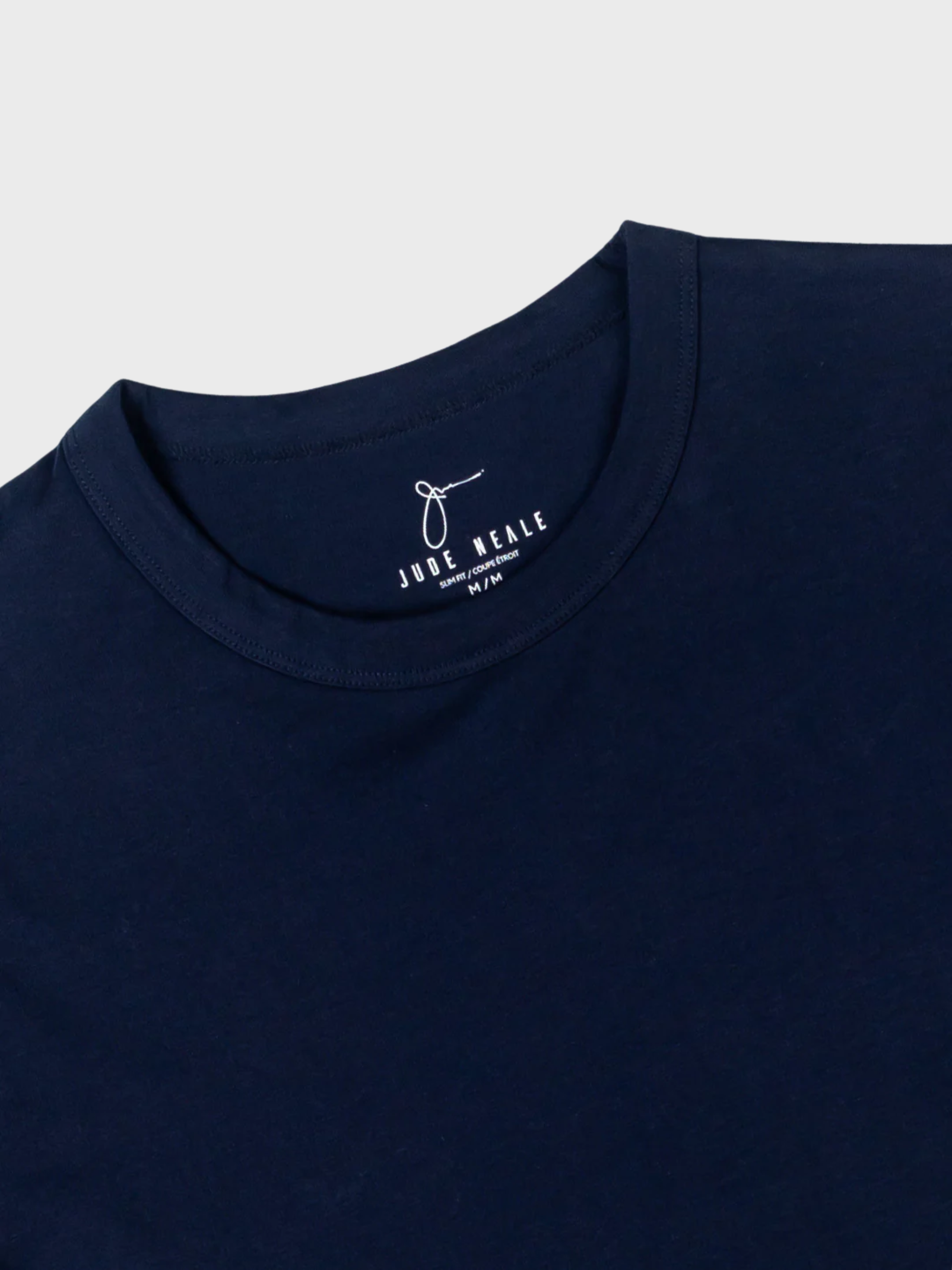 Jude Neale Kris Supima Cotton Short Sleeve - Navy-Men's Shirts-Brooklyn-Vancouver-Yaletown-Canada
