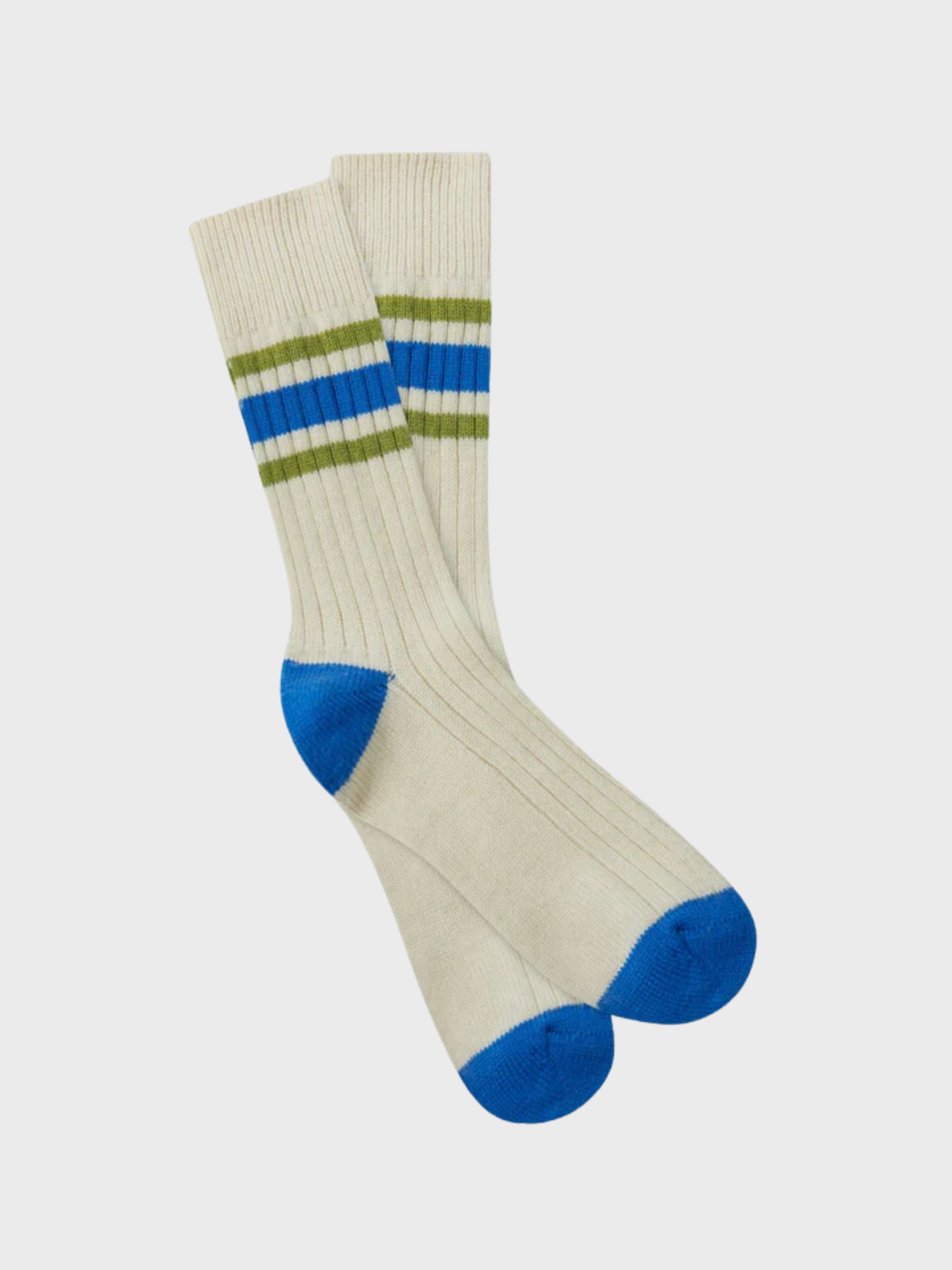 Peregrine Retro Socks - Ecru-Men's Accessories-Brooklyn-Vancouver-Yaletown-Canada