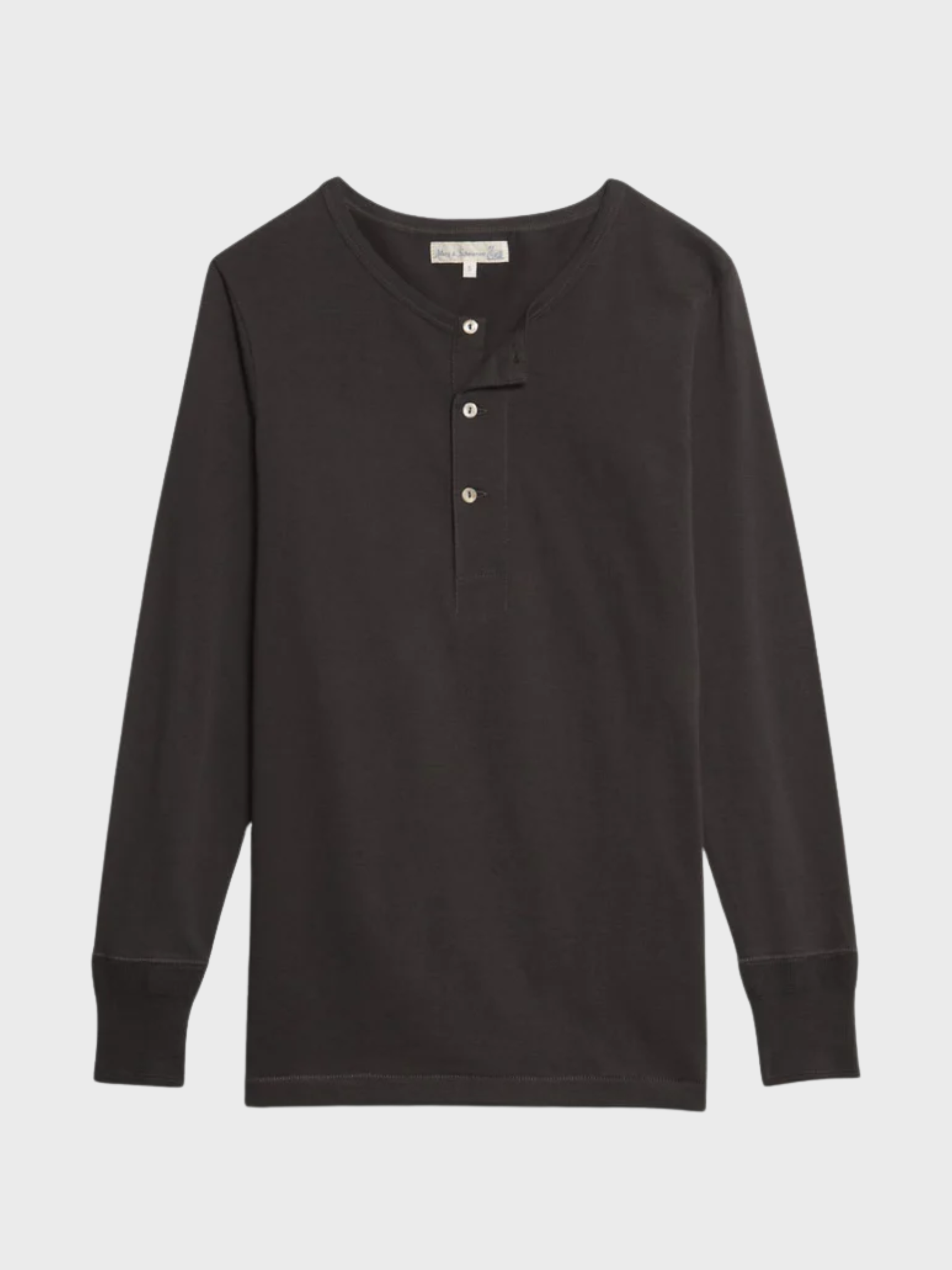 Merz Sturdy Jersey Henley - charcoal-Men's T-Shirts-Brooklyn-Vancouver-Yaletown-Canada