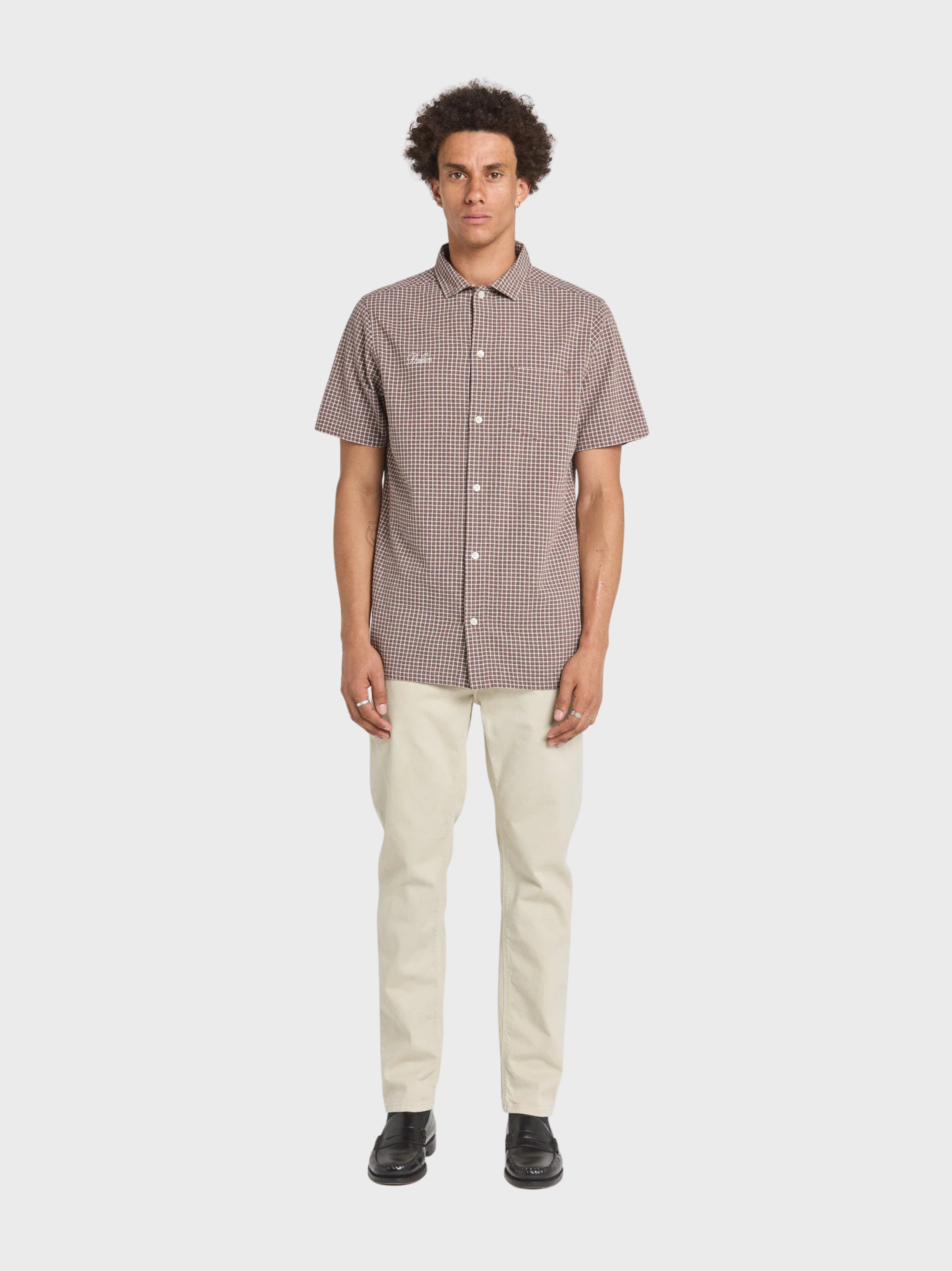 Pullin Dening Chino - Bonewhite-Men's Pants-Brooklyn-Vancouver-Yaletown-Canada