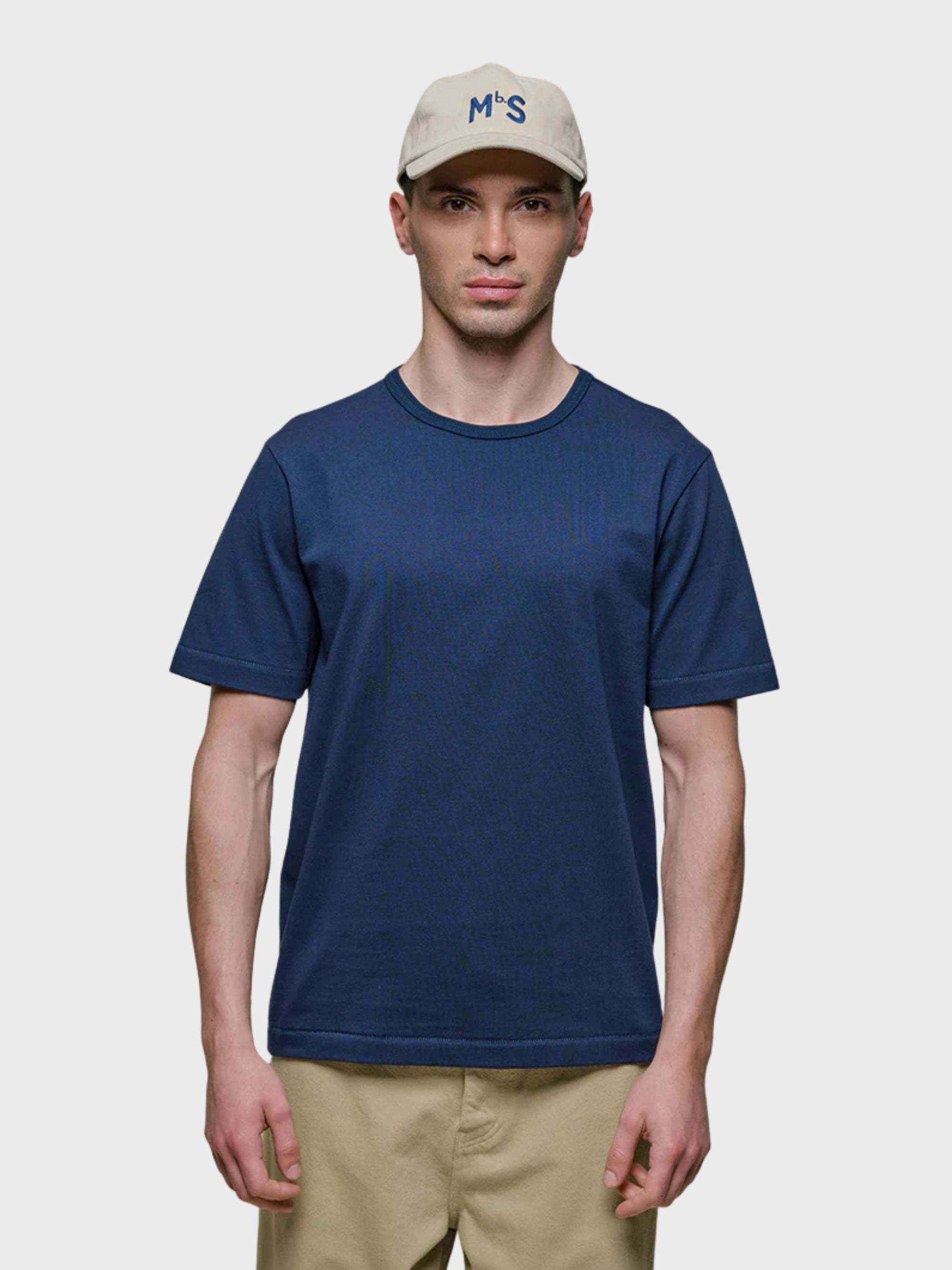 Merz Vintage Machine Refined Classic Fit T-Shirt - Ink Blue-Men's T-Shirts-Brooklyn-Vancouver-Yaletown-Canada