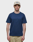 Merz Vintage Machine Refined Classic Fit T-Shirt - Ink Blue-Men's T-Shirts-Brooklyn-Vancouver-Yaletown-Canada