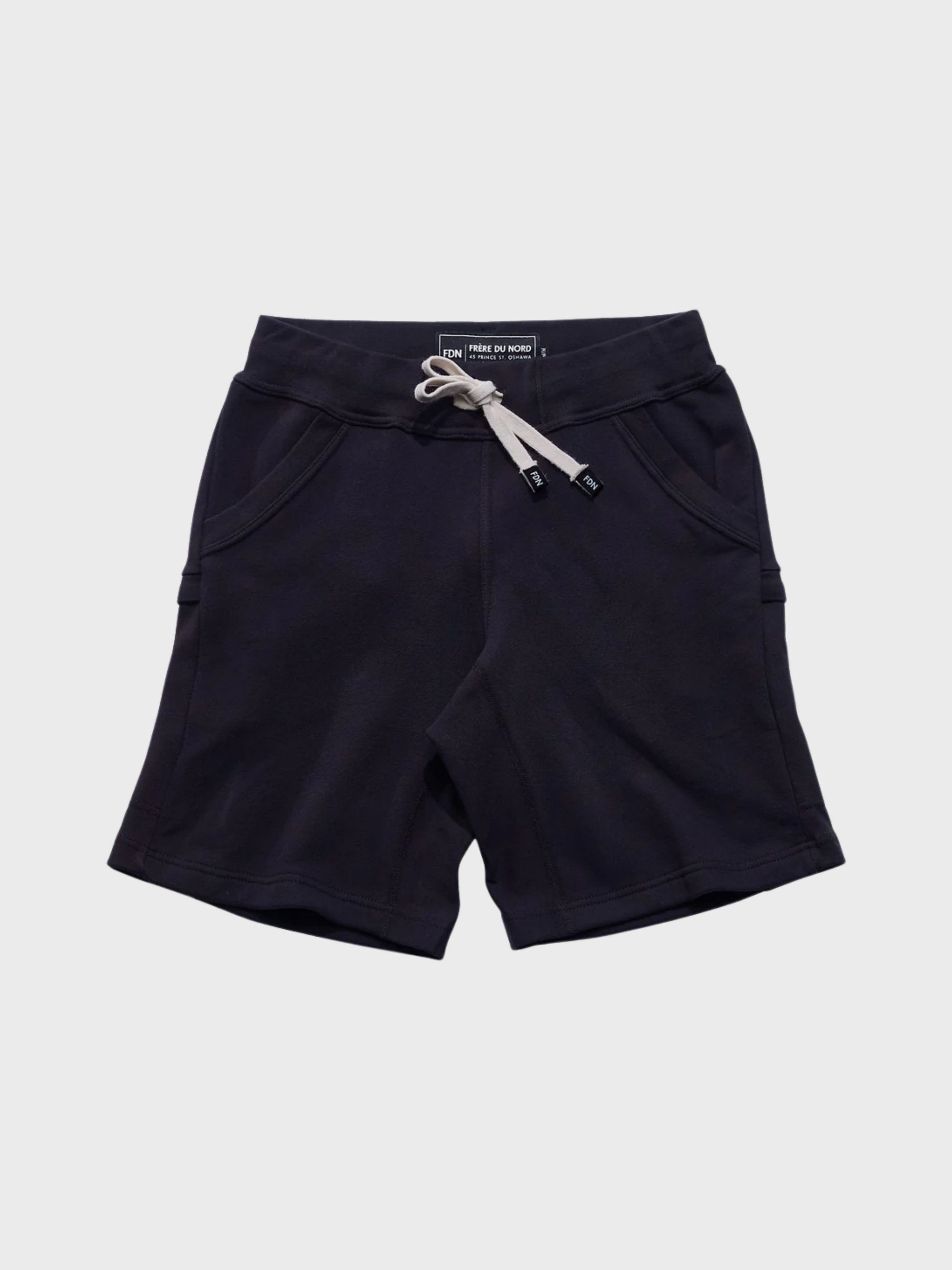 Frere Du Nord 4-Pocket Shorts Black-Men&#39;s Shorts-Brooklyn-Vancouver-Yaletown-Canada