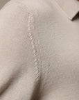Merz Cotton Short Sleeve Polo Shirt - Sand-Men's T-Shirts-Brooklyn-Vancouver-Yaletown-Canada