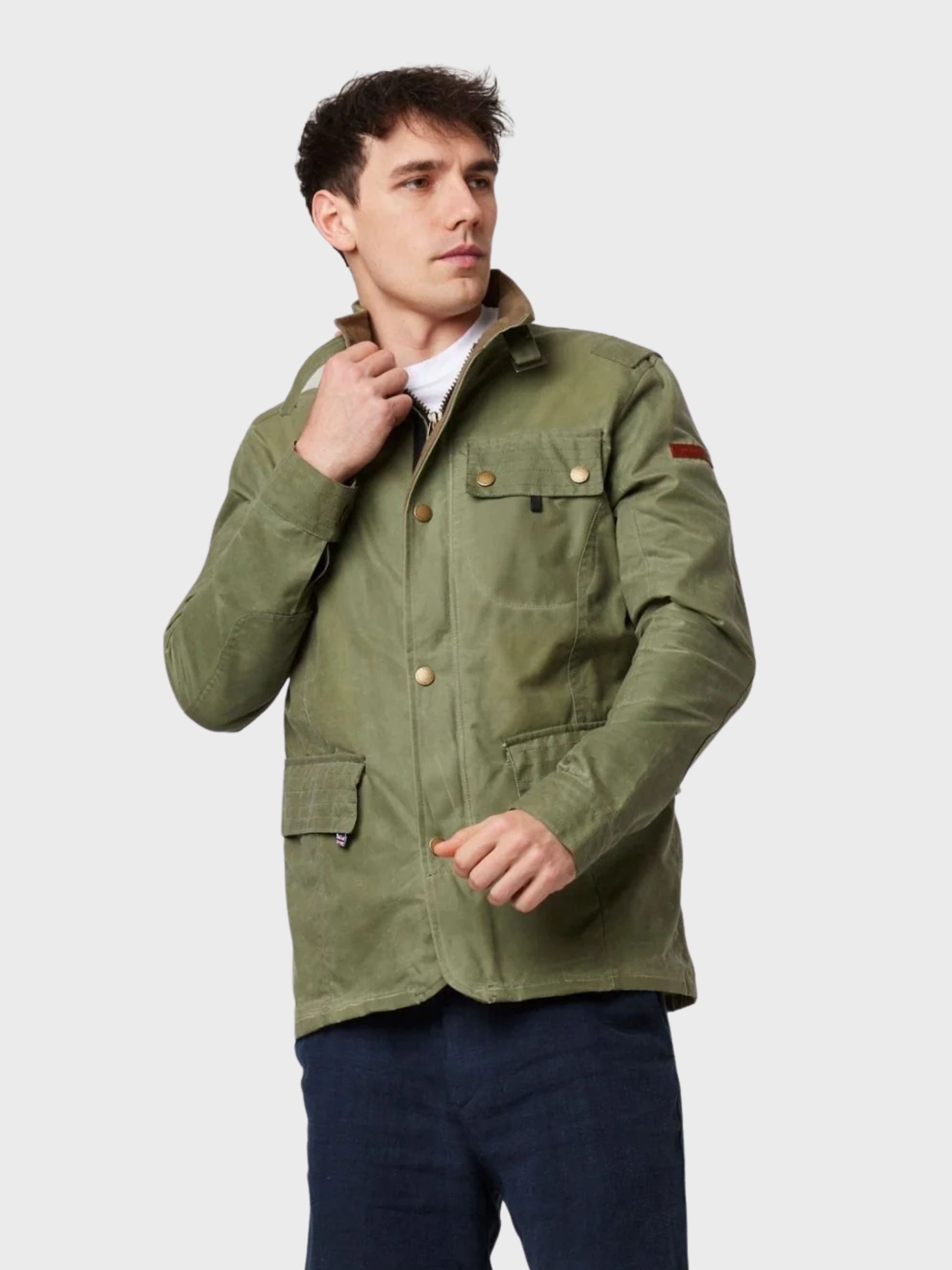 Peregrine Bexley Jacket - Sage. Shop Men's Jackets. Premium Denim