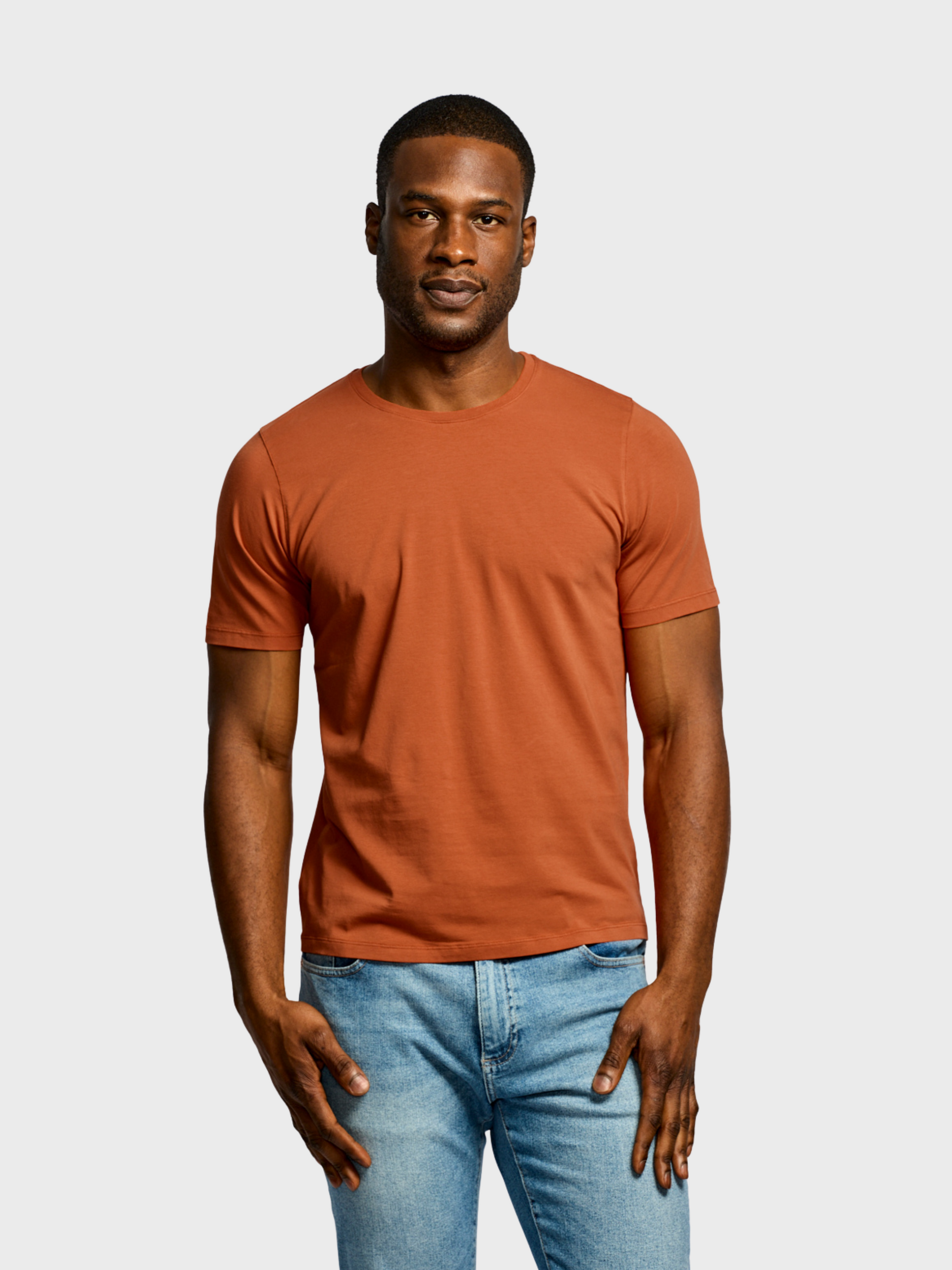 Easy Mondays Crew Neck Pumpkin-Men's T-Shirts-Brooklyn-Vancouver-Yaletown-Canada