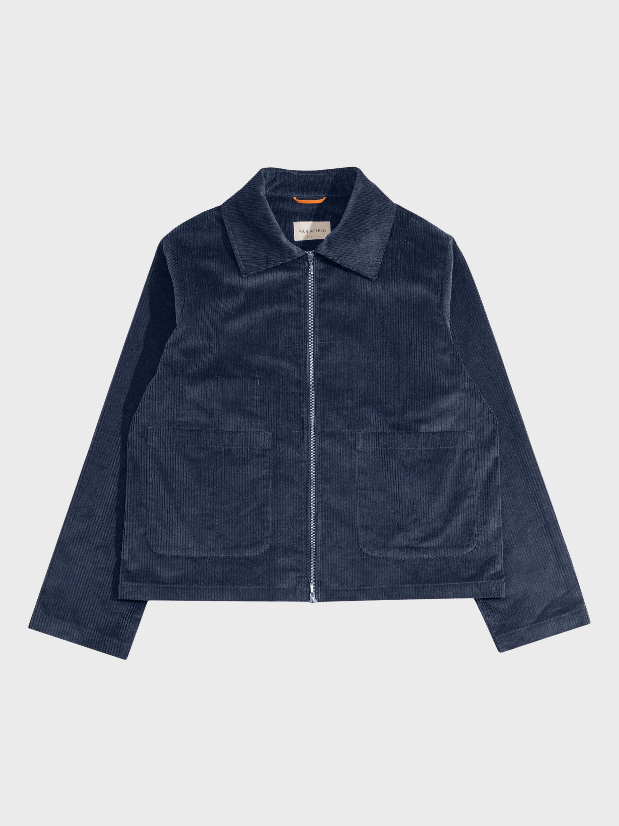 Far Afield Josef Jacket - Cord - Blue-Men's Jackets-Brooklyn-Vancouver-Yaletown-Canada