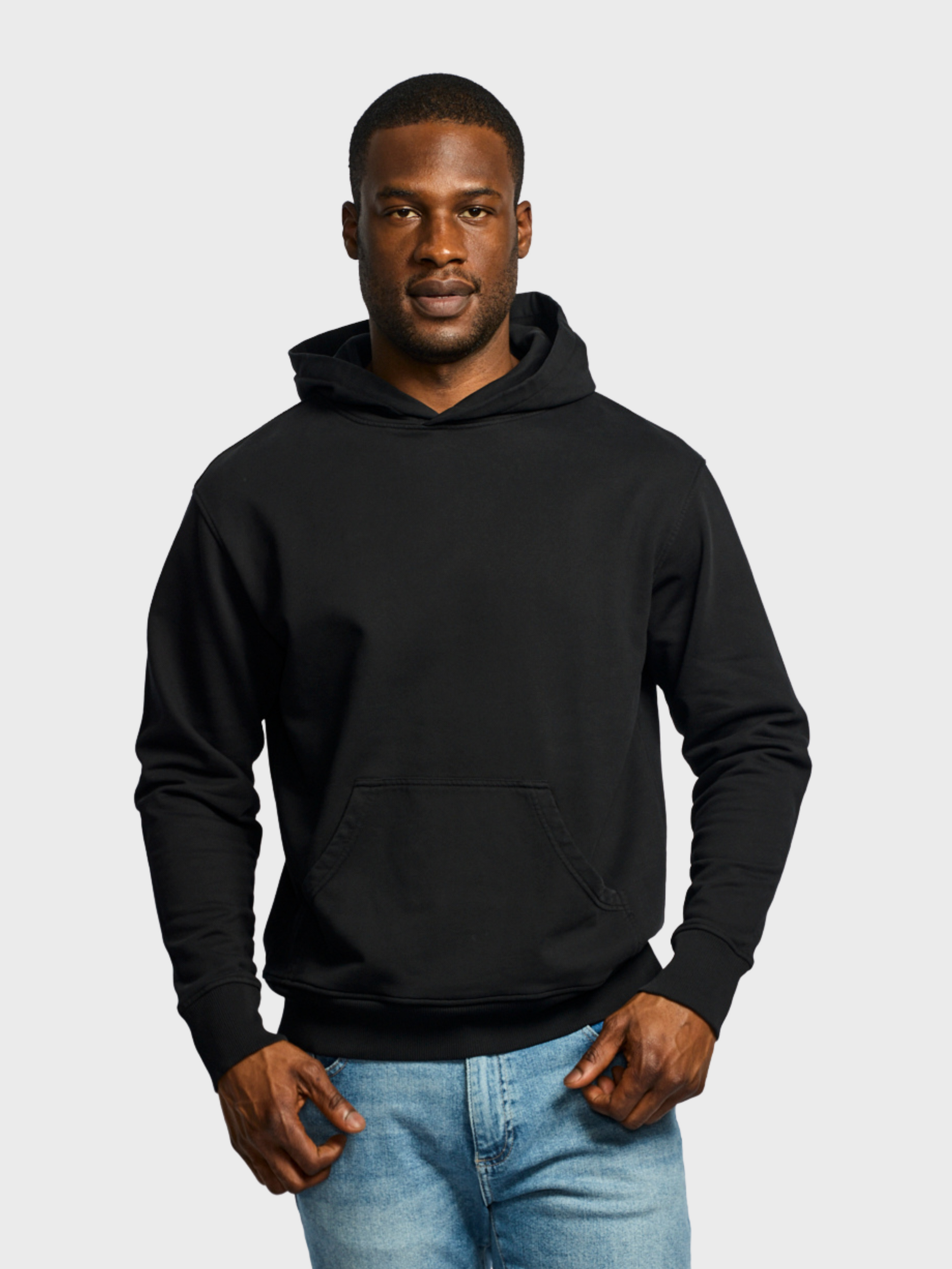 Easy Mondays Organic Cotton Hoodie Black-Men's Sweatshirts-Brooklyn-Vancouver-Yaletown-Canada