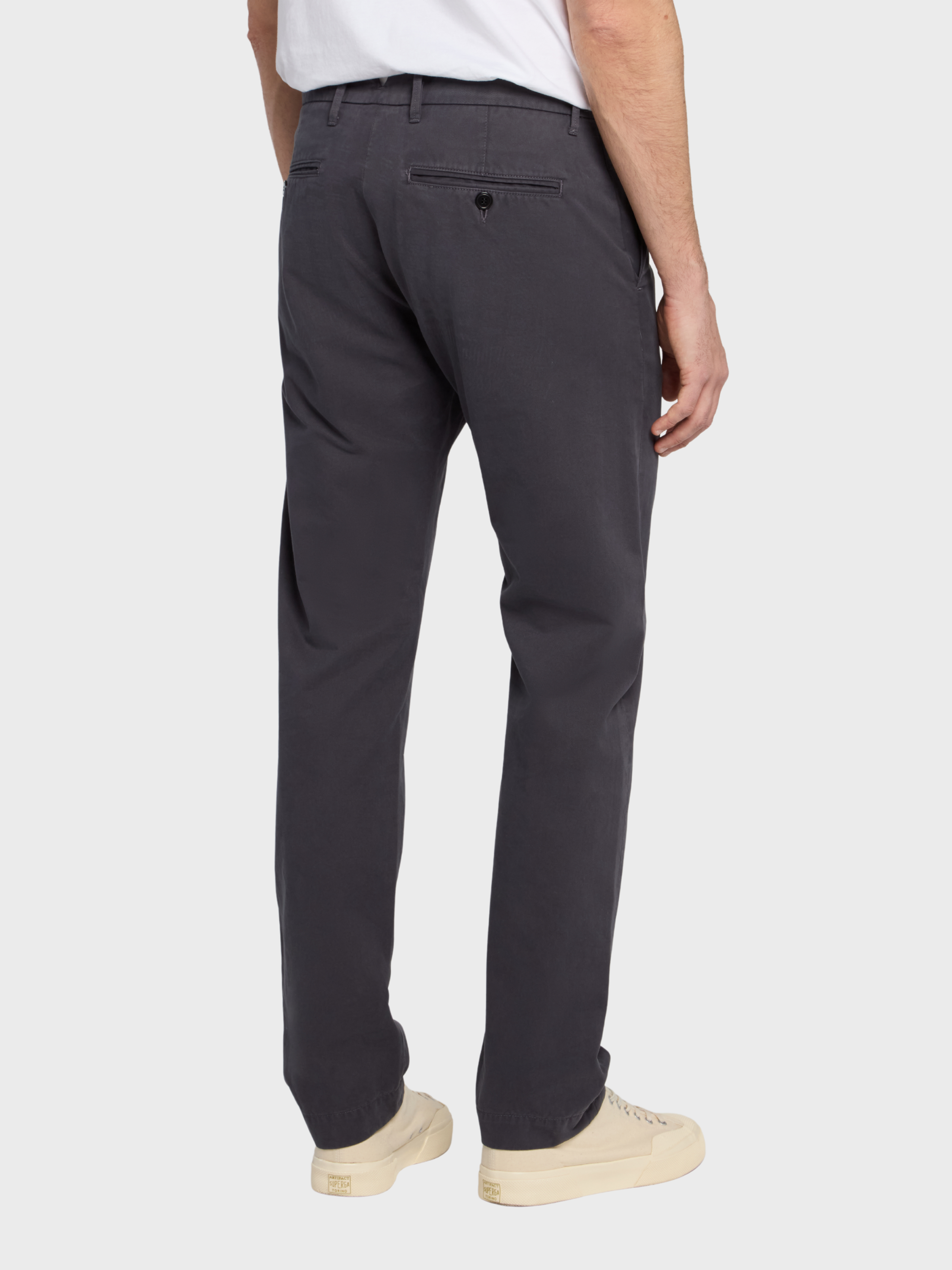 COF Studio Officer Pants Double Twisted Twill Anthracite-Men's Pants-Brooklyn-Vancouver-Yaletown-Canada