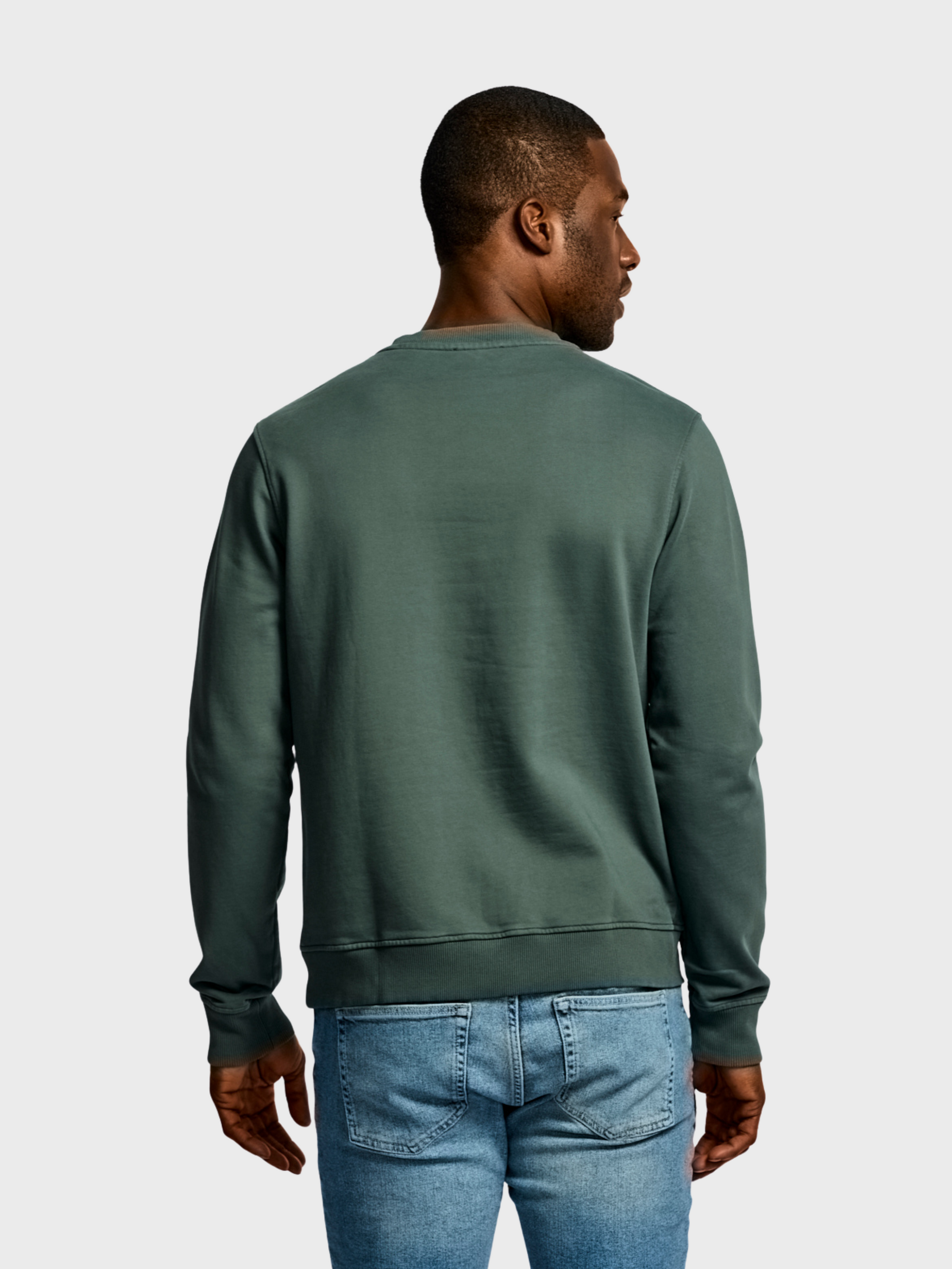 Easy Mondays Organic Cotton Sweatshirt Shadow-Men's Sweatshirts-Brooklyn-Vancouver-Yaletown-Canada