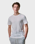 Merz Slub Pima Cotton T-Shirt - White-Men's T-Shirts-Brooklyn-Vancouver-Yaletown-Canada