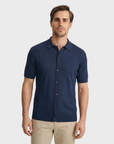 34 Heritage Button Down Sweater Dress Blues-Men's Sweaters-Brooklyn-Vancouver-Yaletown-Canada
