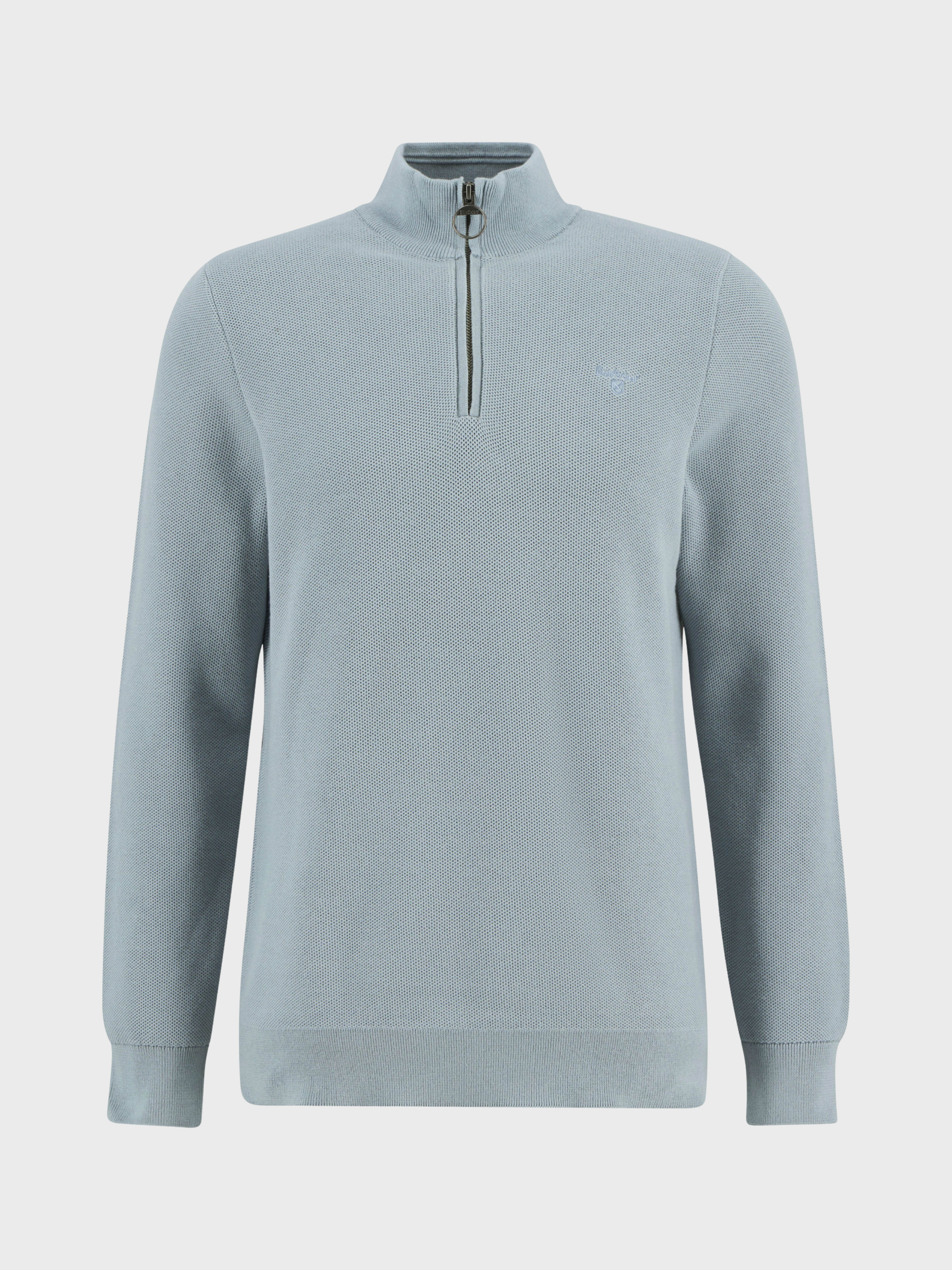 Barbour Honeycomb Hz - Slate Blue-Men's Sweaters-Brooklyn-Vancouver-Yaletown-Canada