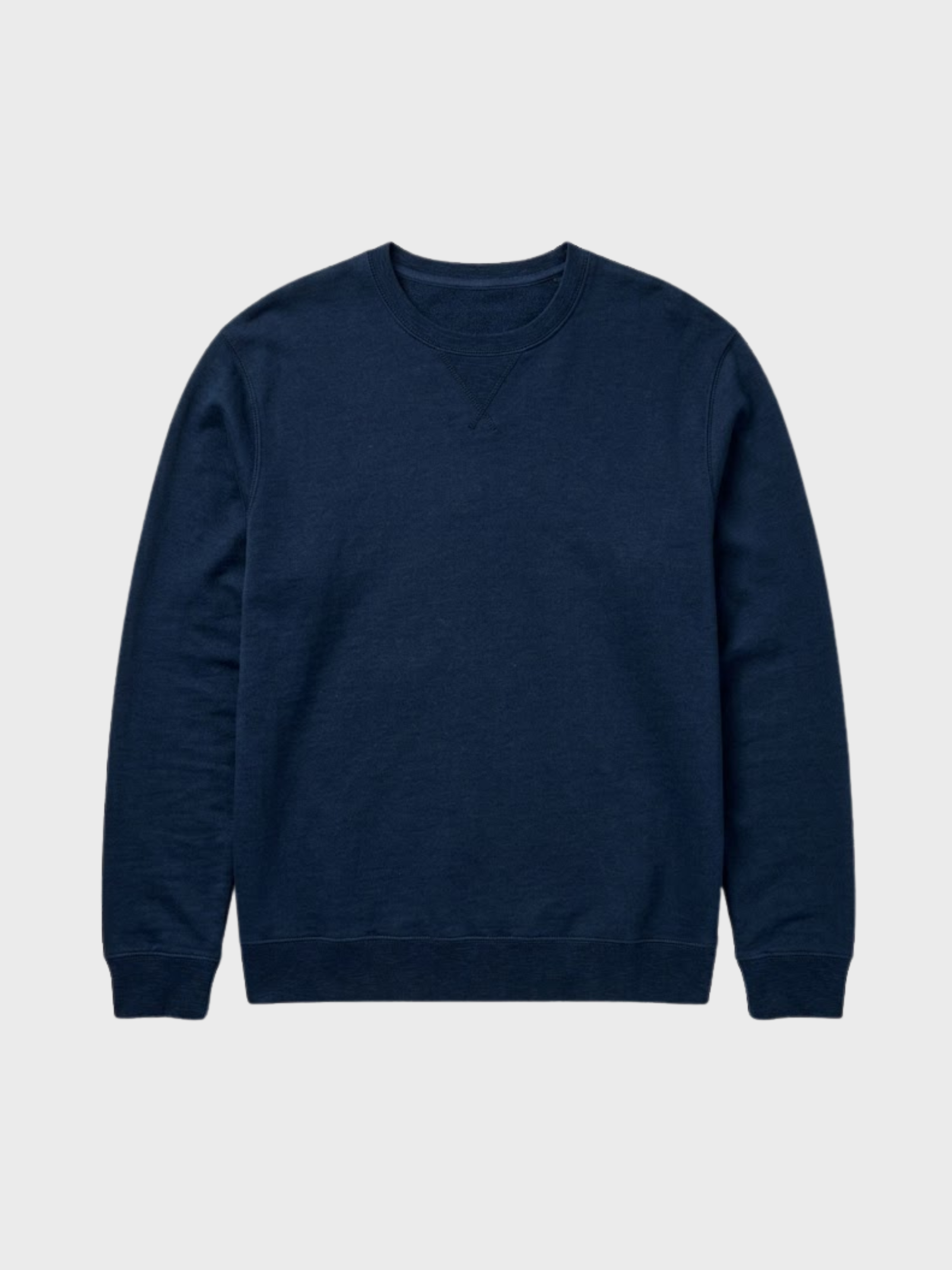 Easy Mondays Slub Cotton Sweatshirt Navy-Men's Sweatshirts-Brooklyn-Vancouver-Yaletown-Canada