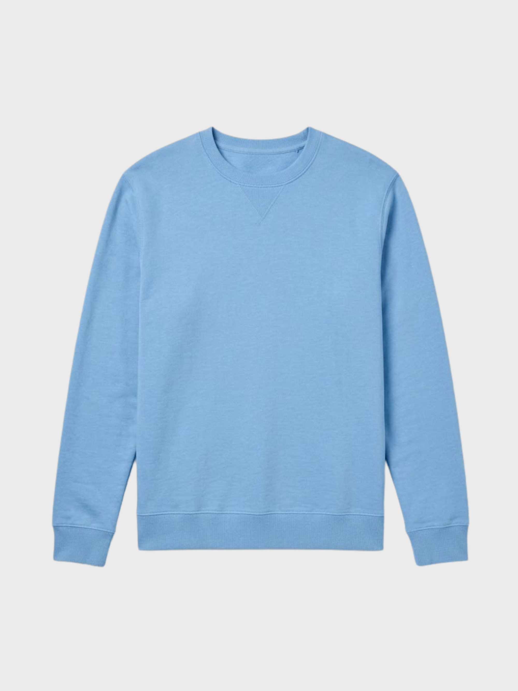 Easy Mondays Slub Cotton Sweatshirt Azure-Men's Sweatshirts-Brooklyn-Vancouver-Yaletown-Canada