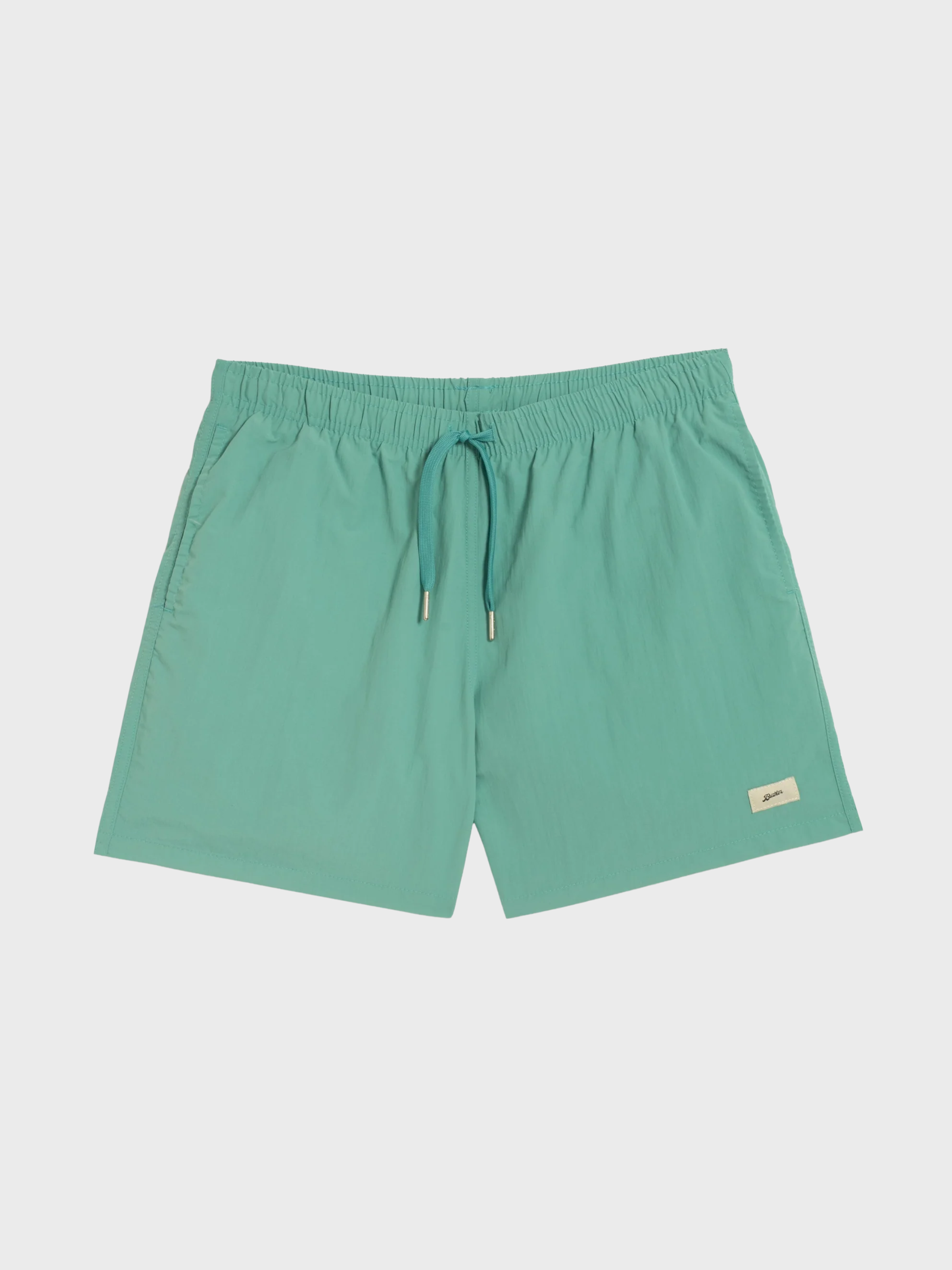 Bather Solid Teal Swim Trunk - Teal-Men's Shorts-Brooklyn-Vancouver-Yaletown-Canada