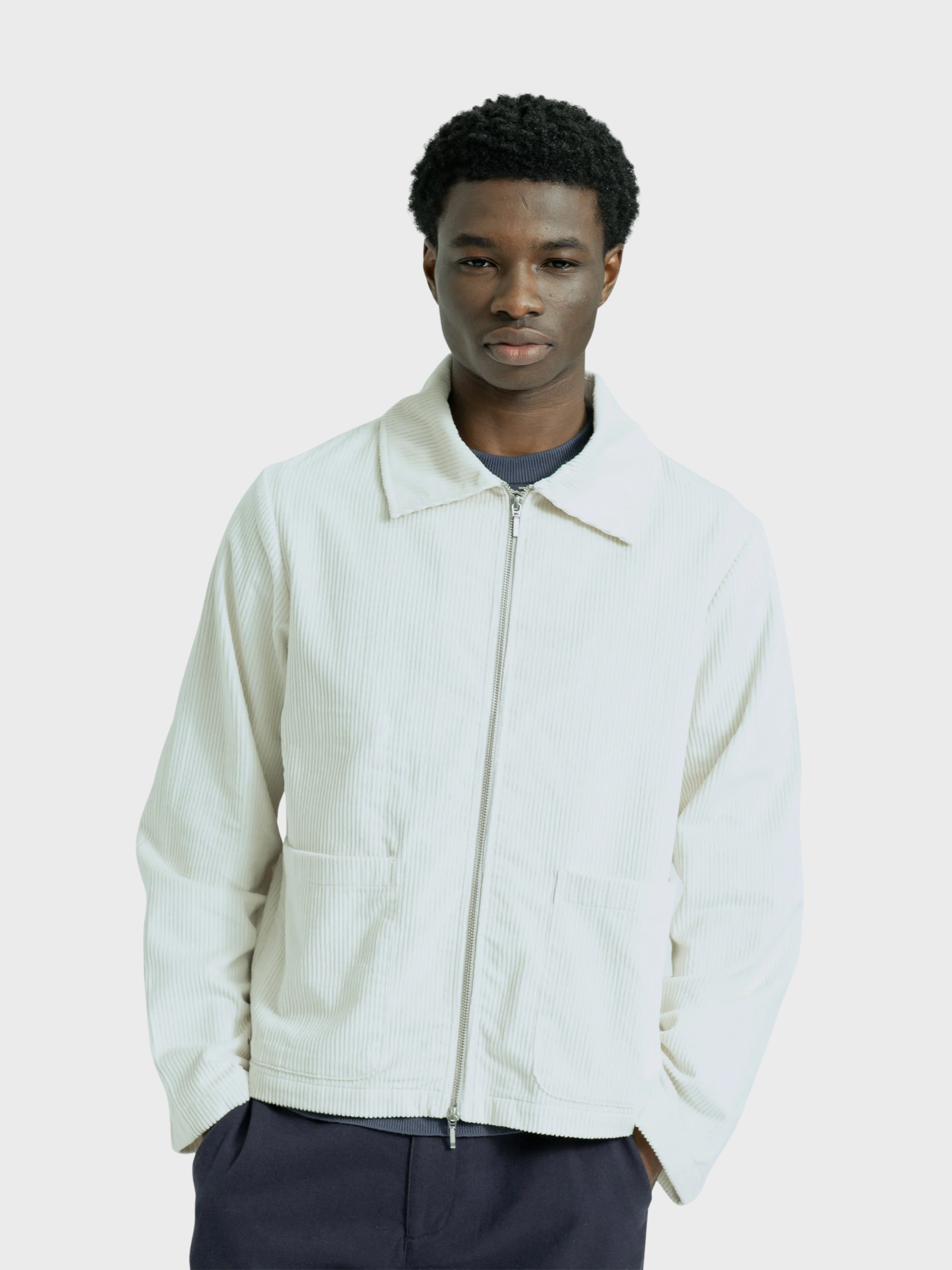 Far Afield Josef Jacket - Cord - Sand-Men's Jackets-Brooklyn-Vancouver-Yaletown-Canada