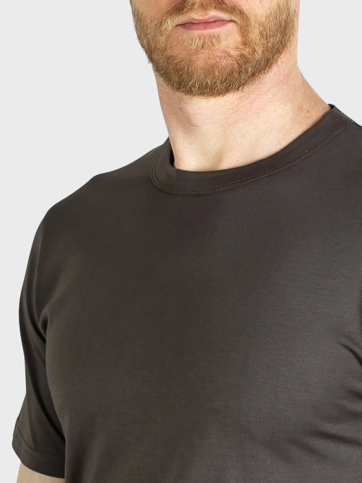 Jude Neale Kris Supima Cotton Short Sleeve - Army-Men's T-Shirts-Brooklyn-Vancouver-Yaletown-Canada