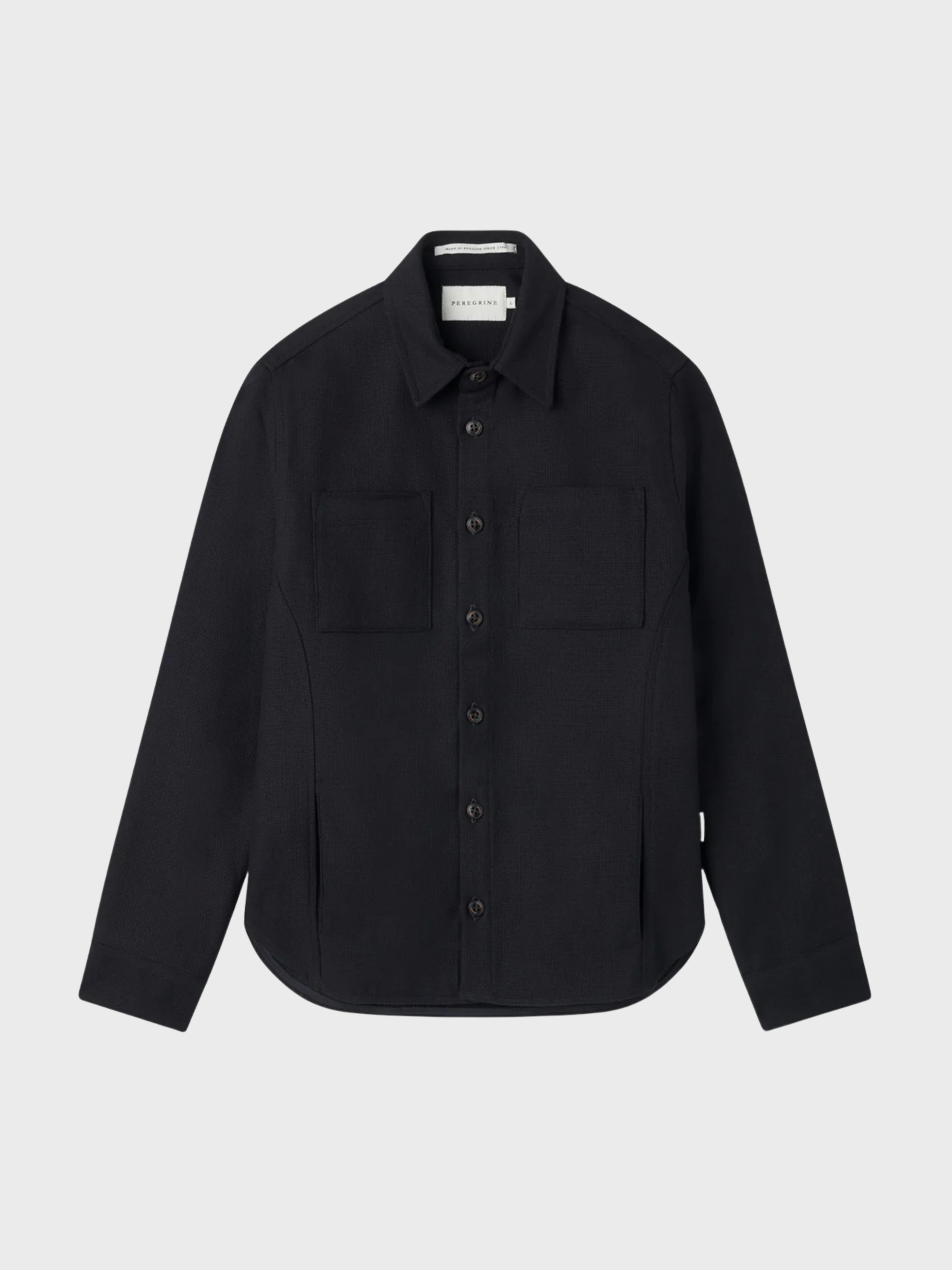 Peregrine Blunt Overshirt - Black-Men's Shirts-Brooklyn-Vancouver-Yaletown-Canada