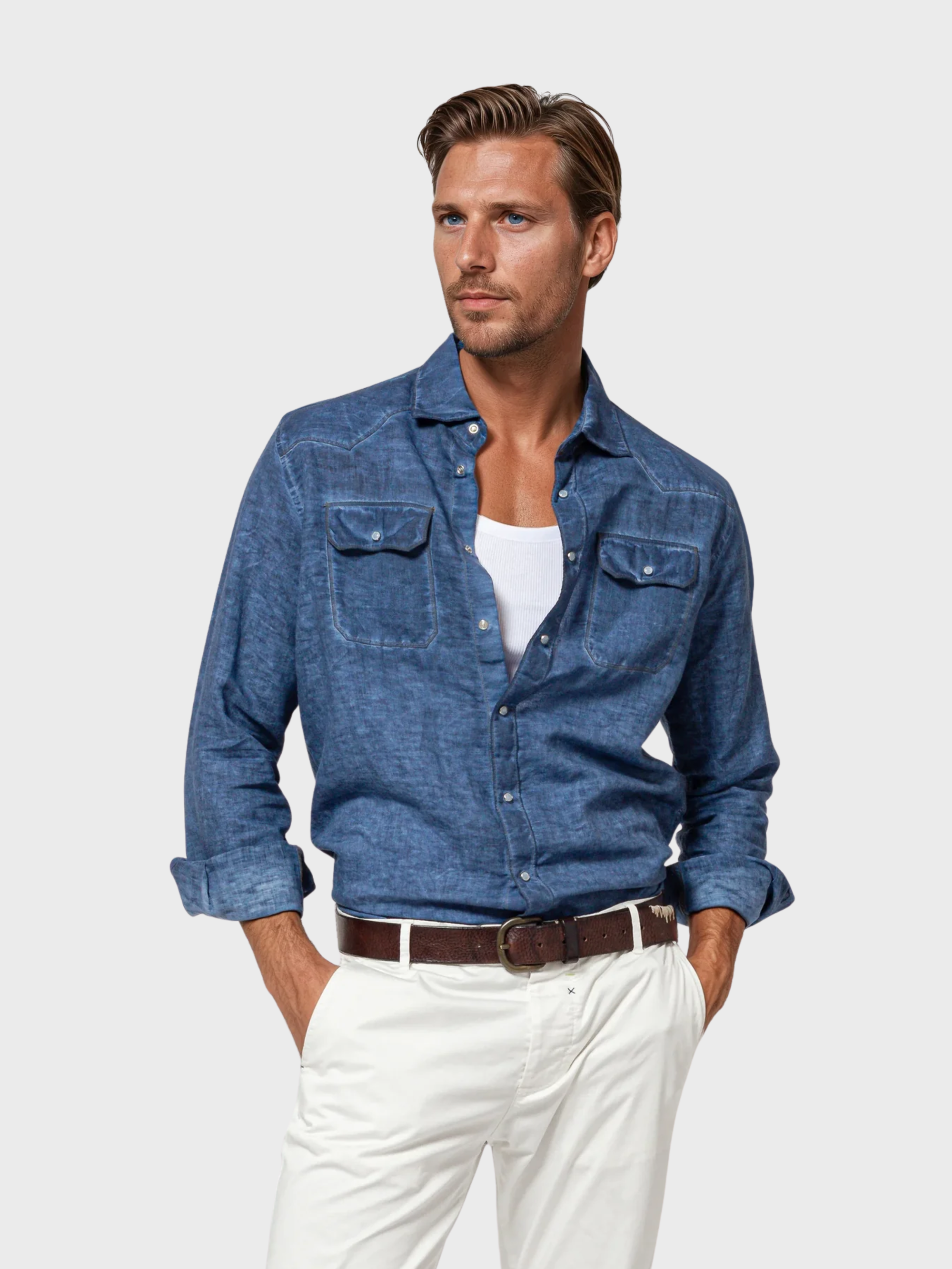 Ploumanach Austin Shirt - Nautico-Men's Shirts-Brooklyn-Vancouver-Yaletown-Canada