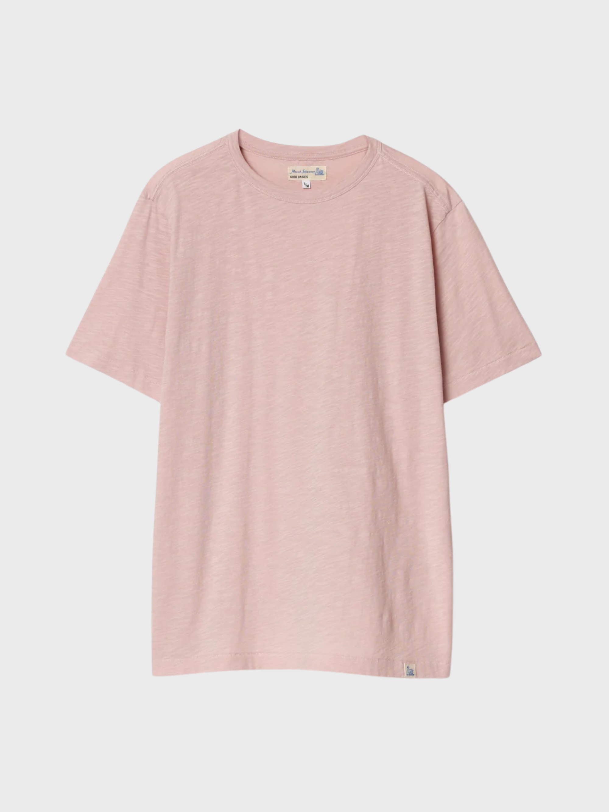 Merz Slub Pima Cotton T-Shirt - Dusted Pink-Men's T-Shirts-Brooklyn-Vancouver-Yaletown-Canada