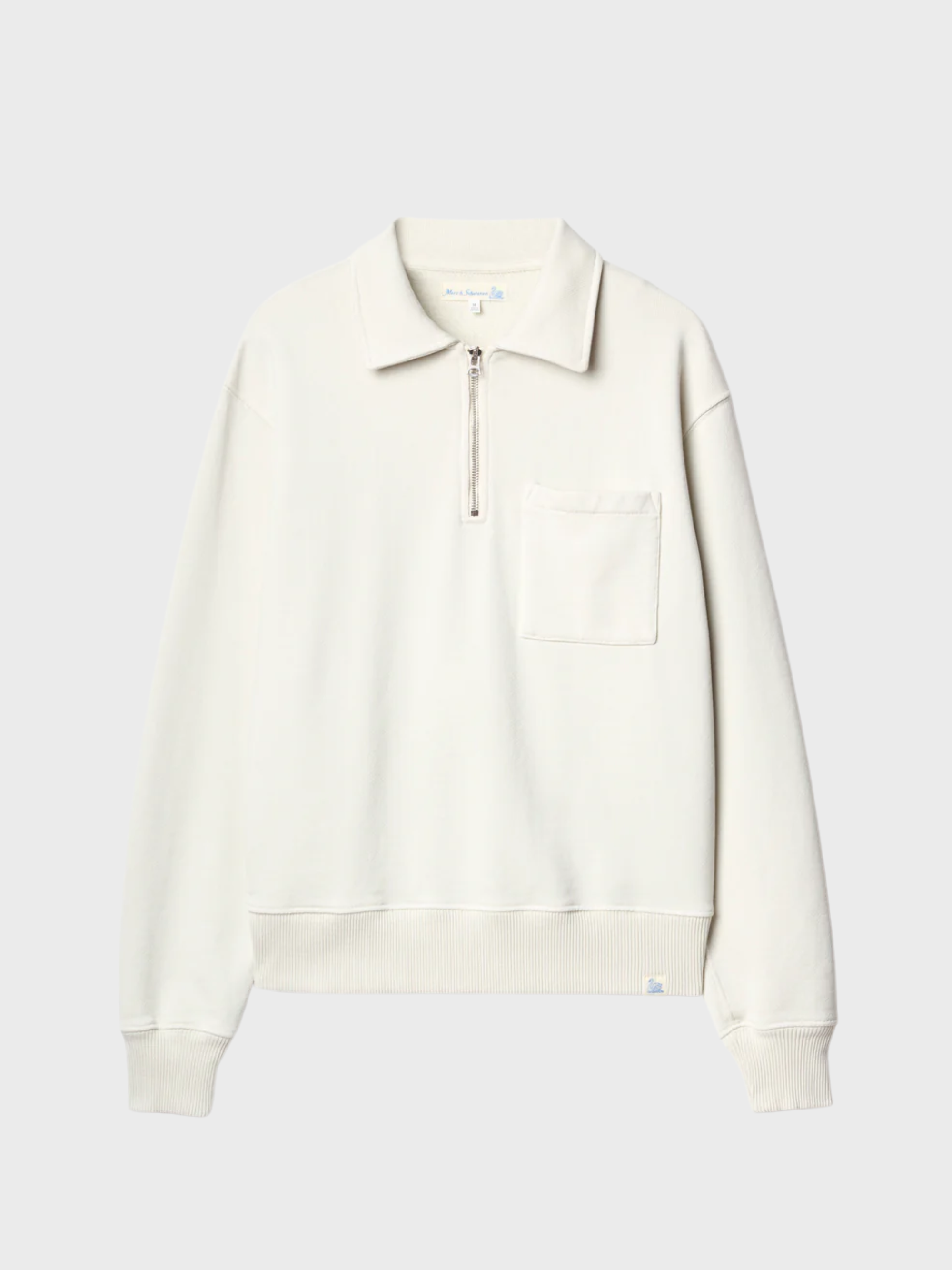 Merz Authentic Fleece Half-Zip Sweatshirt - Nature-Men's Sweatshirts-Brooklyn-Vancouver-Yaletown-Canada