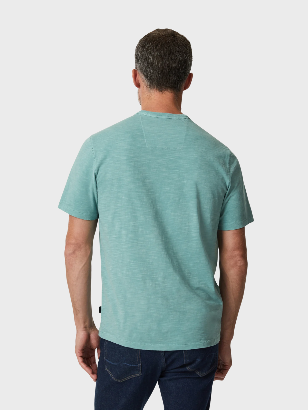34 Heritage T-Shirt Slub Crew Neck - Iceberg Green-Men's T-Shirts-Brooklyn-Vancouver-Yaletown-Canada