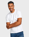 Easy Mondays Crew Neck SS Cotton T-Shirt White-Men's T-Shirts-Brooklyn-Vancouver-Yaletown-Canada