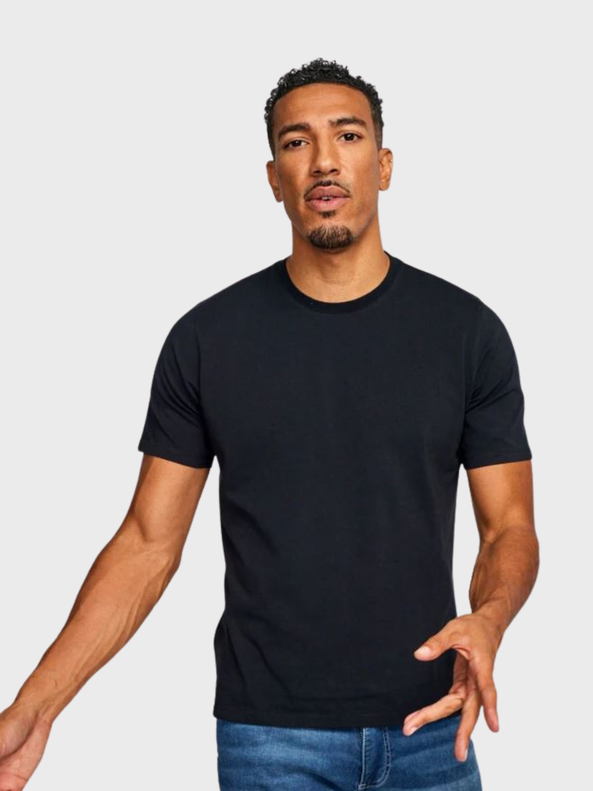 Easy Mondays Crew Neck SS Cotton T-Shirt Black-Men's T-Shirts-Brooklyn-Vancouver-Yaletown-Canada