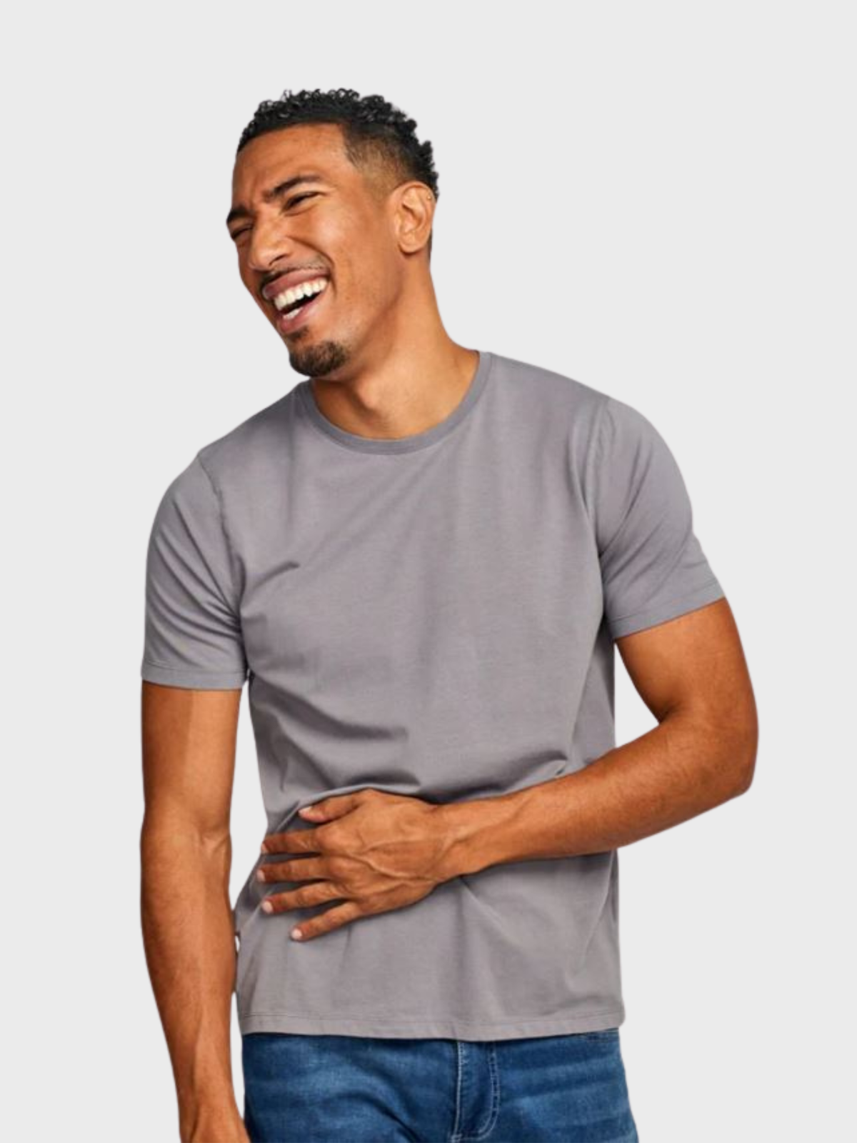Easy Mondays Crew Neck SS Cotton T-Shirt Slate-Men's T-Shirts-Brooklyn-Vancouver-Yaletown-Canada