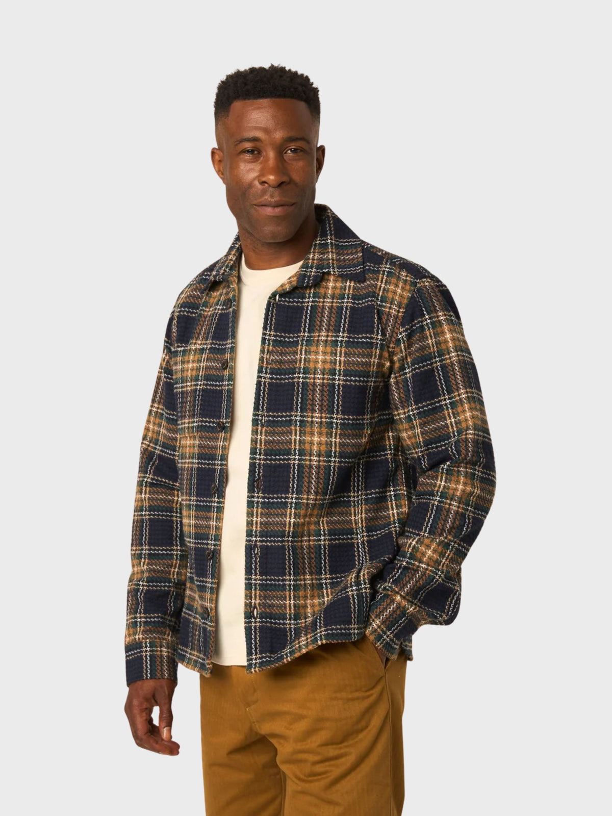 Peregrine Blunt Overshirt - Harry Check-Men's Shirts-Brooklyn-Vancouver-Yaletown-Canada