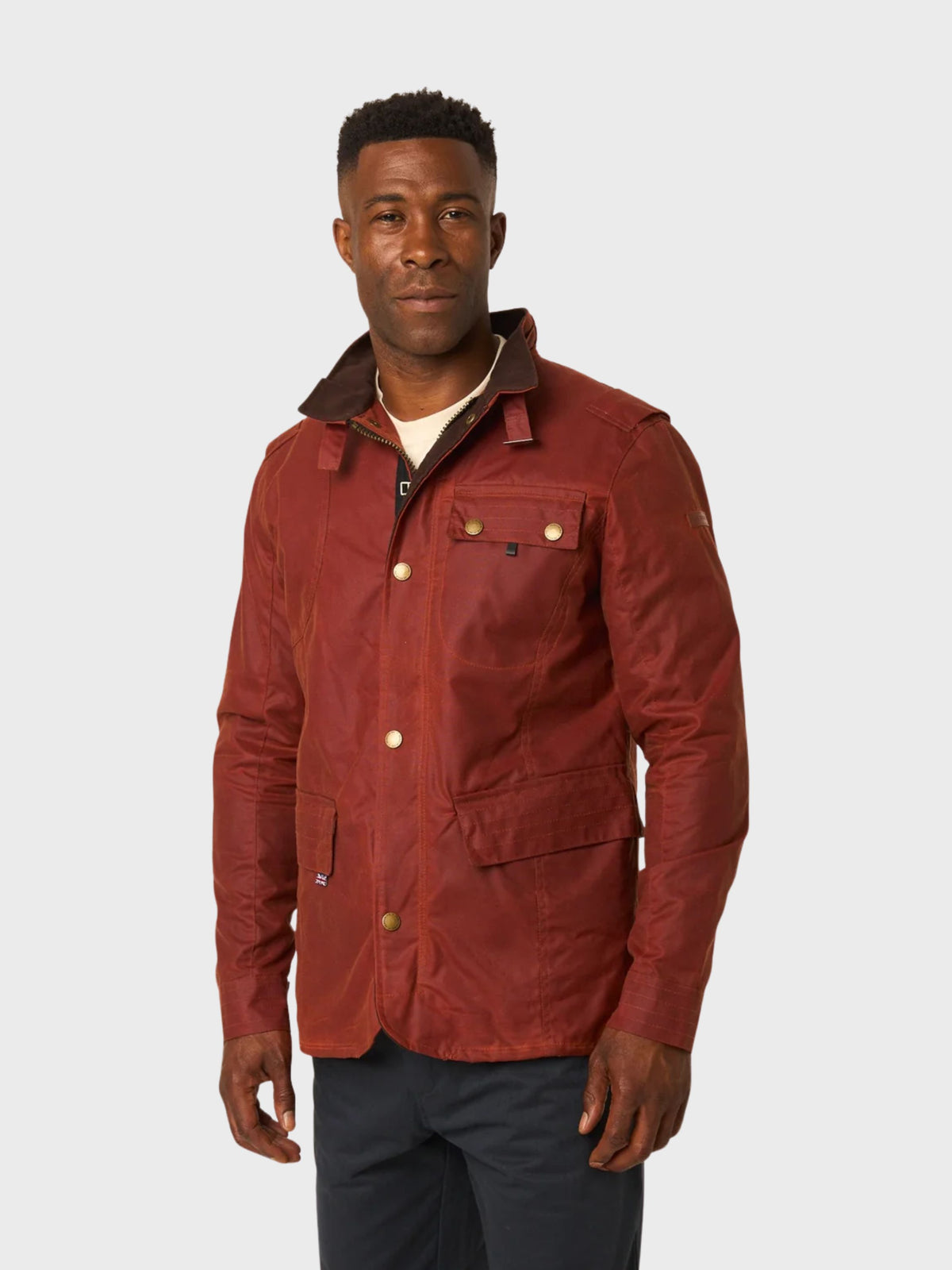 Peregrine Bexley Jacket - Brick-Men's Jackets-Brooklyn-Vancouver-Yaletown-Canada