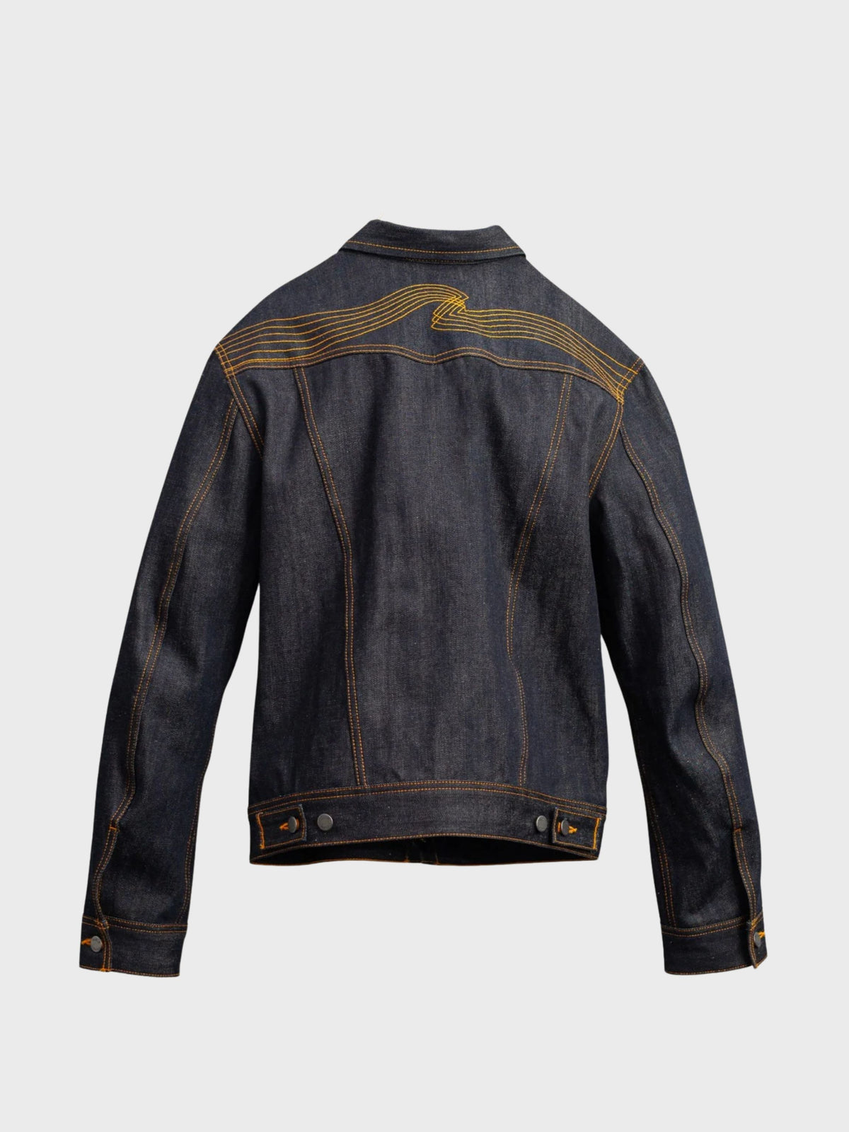 Nudie Conny Denim Jacket Dry Selvage - Blue-Men's Jackets-Brooklyn-Vancouver-Yaletown-Canada
