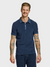 Easy Mondays Towel Terry Polo Tee - Navy-Men's T-Shirts-Brooklyn-Vancouver-Yaletown-Canada